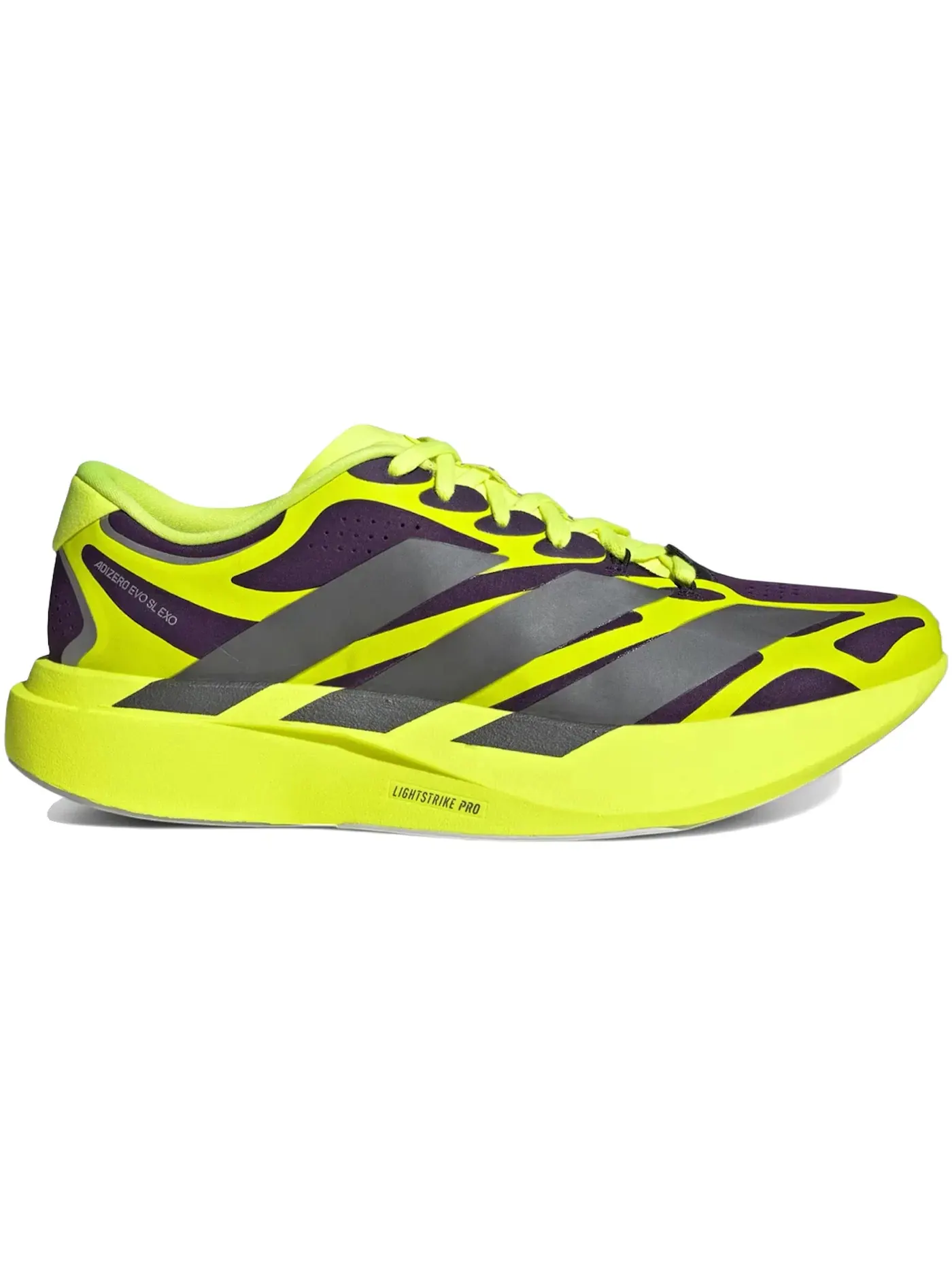 Мужские кроссовки беговые Adidas Adizero Evo SL EXO — изображение 1 из 1, металлик/желтый