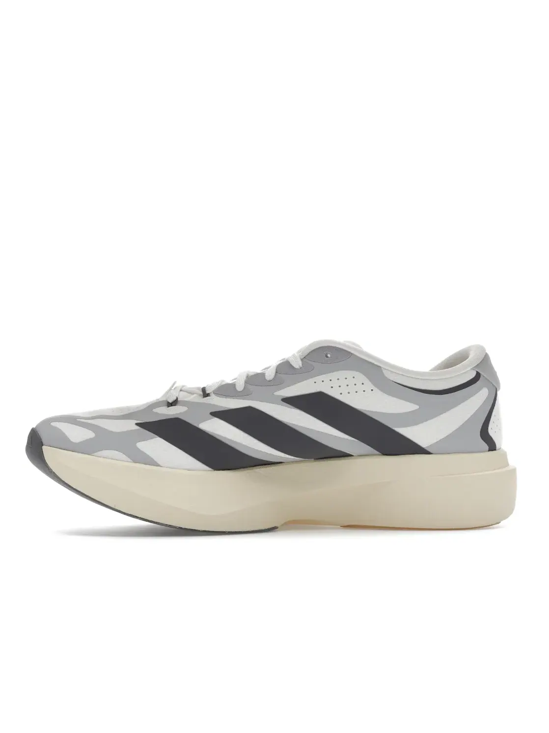 Мужские кроссовки для бега Adizero Evo SL EXO Adidas — изображение 3 из 4, белый черный серый