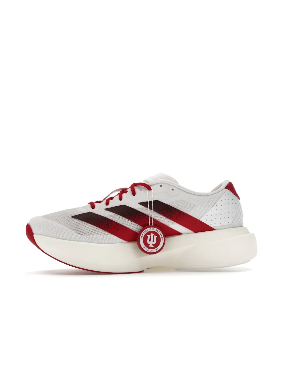 Мужские кроссовки для бега с колледж-дизайном Adidas Adizero Evo SL — изображение 3 из 4, белый/красный/бордовый