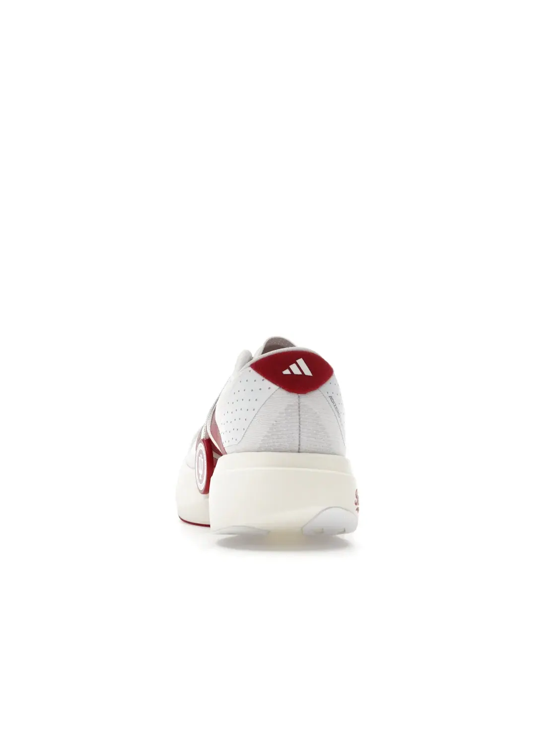 Мужские кроссовки для бега с колледж-дизайном Adidas Adizero Evo SL — изображение 4 из 4, белый/красный/бордовый