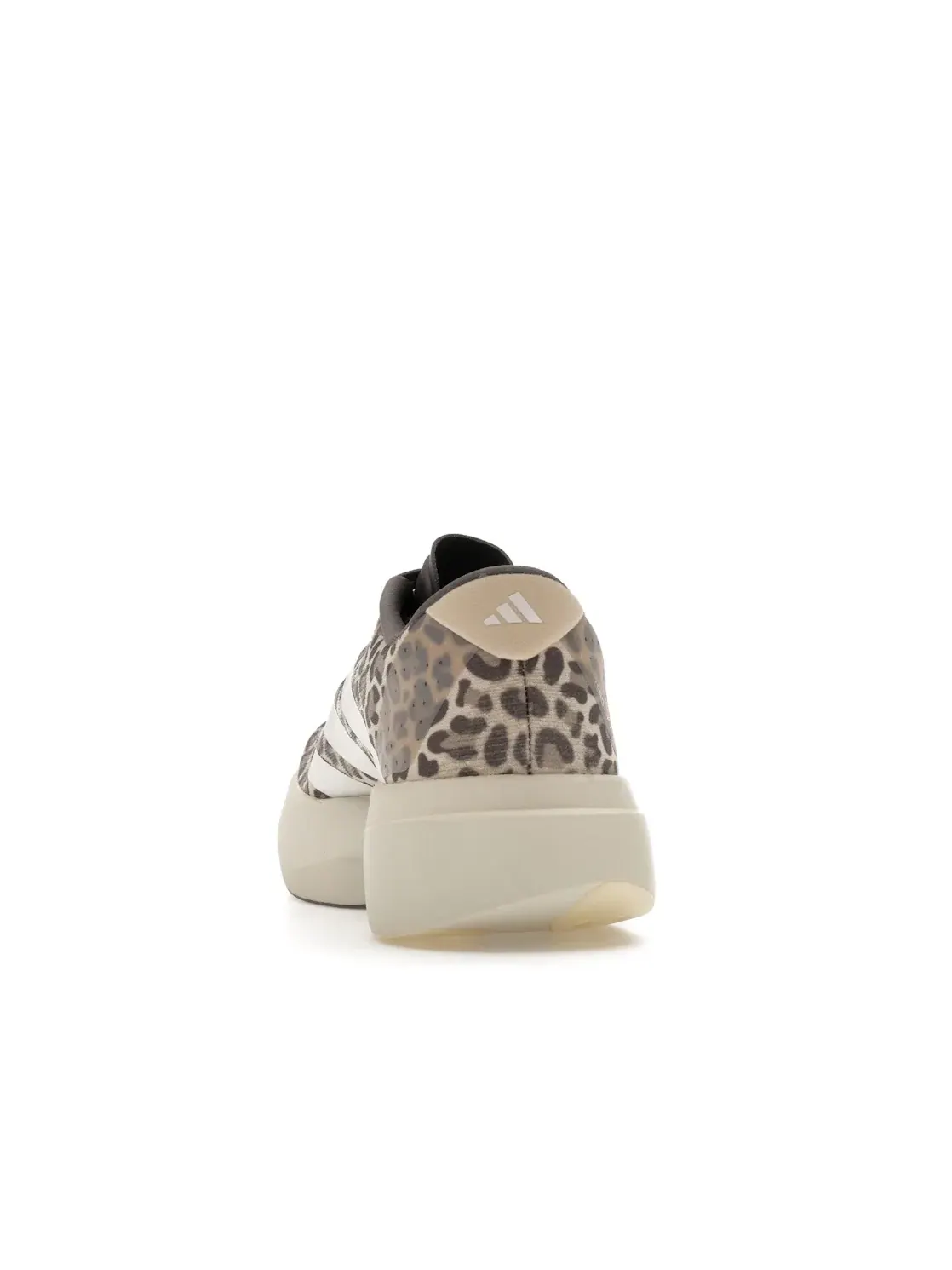 Женские кроссовки с принтом Adizero Evo SL Leopard Crystal Linen Adidas — изображение 4 из 4, металлик серый
