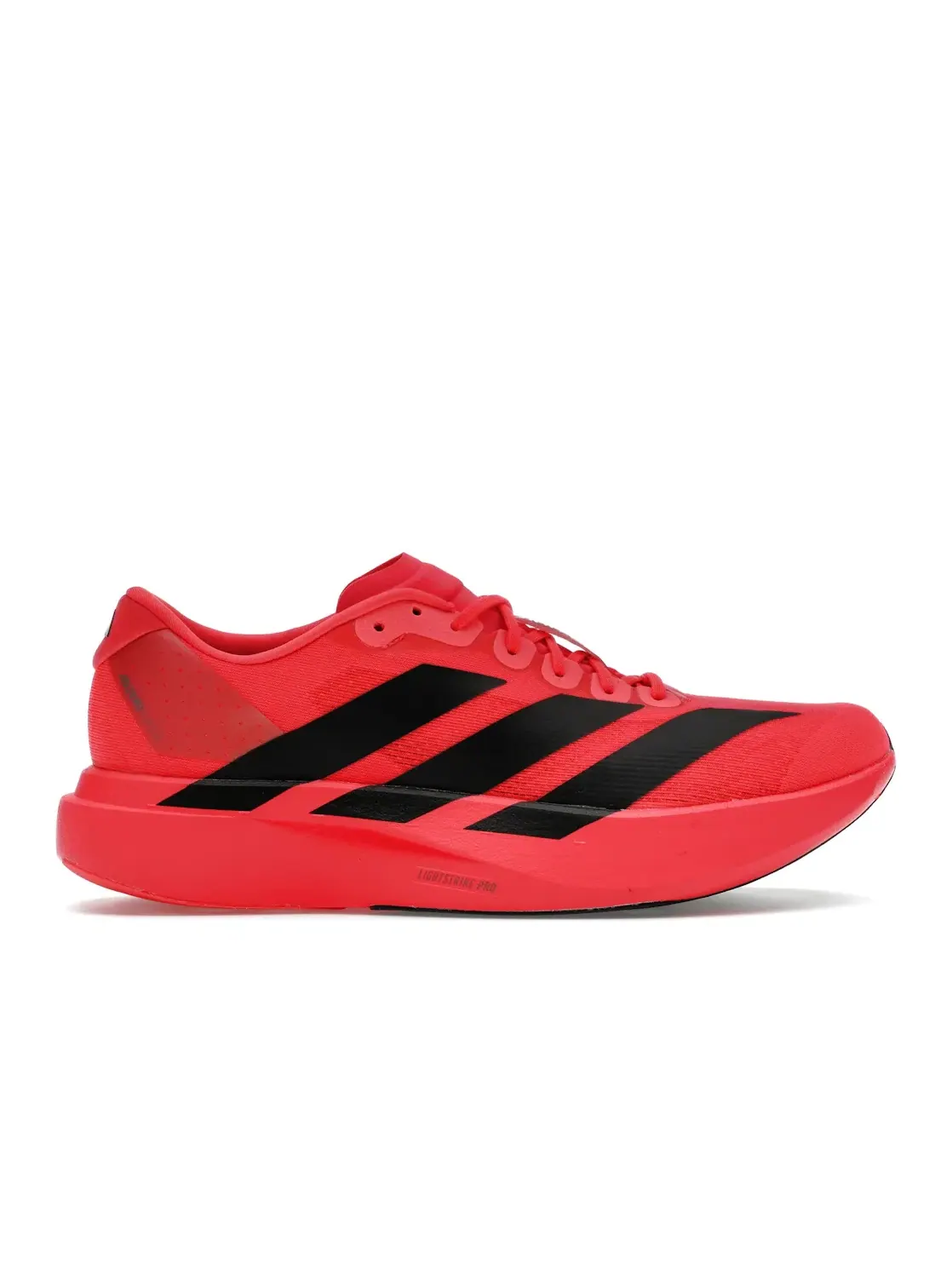 Мужские кроссовки для бега с агрессивным дизайном Adizero Evo SL Adidas — изображение 1 из 4, красный/черный/красный