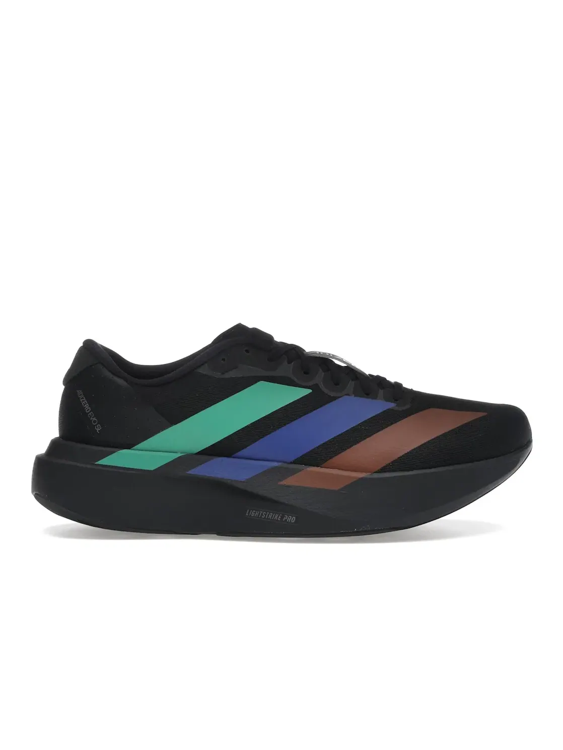 Мужские кроссовки для бега Adizero Evo SL Pharrell Humanrace Adidas — изображение 1 из 4, черный/зеленый/синий