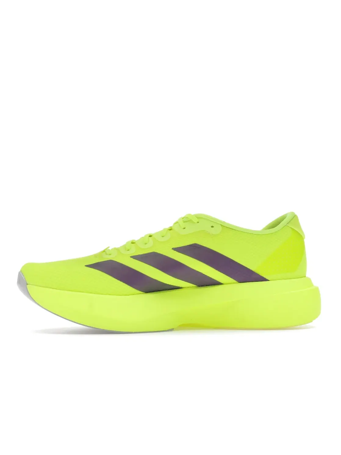 Мужские кроссовки для бега с ярким дизайном Adizero Evo SL Adidas — изображение 3 из 4, желтый