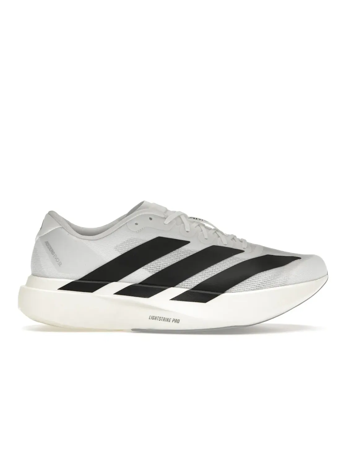 Мужские беговые кроссовки с пеноматериалом Lightstrike Pro Adidas Adizero Evo SL — изображение 1 из 4, белый черный белый