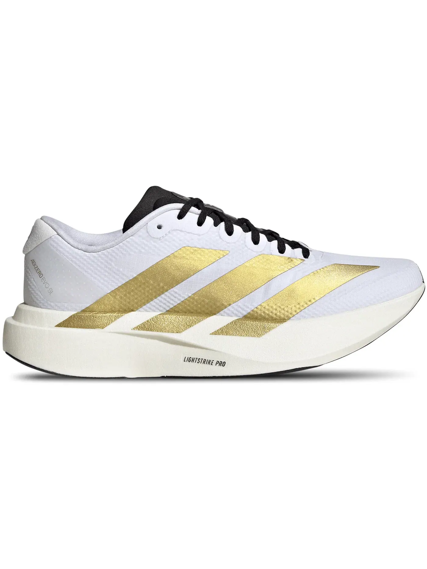 Женские кроссовки для бега Adidas Adizero Evo SL — изображение 1 из 1, белый/золотистый/черный
