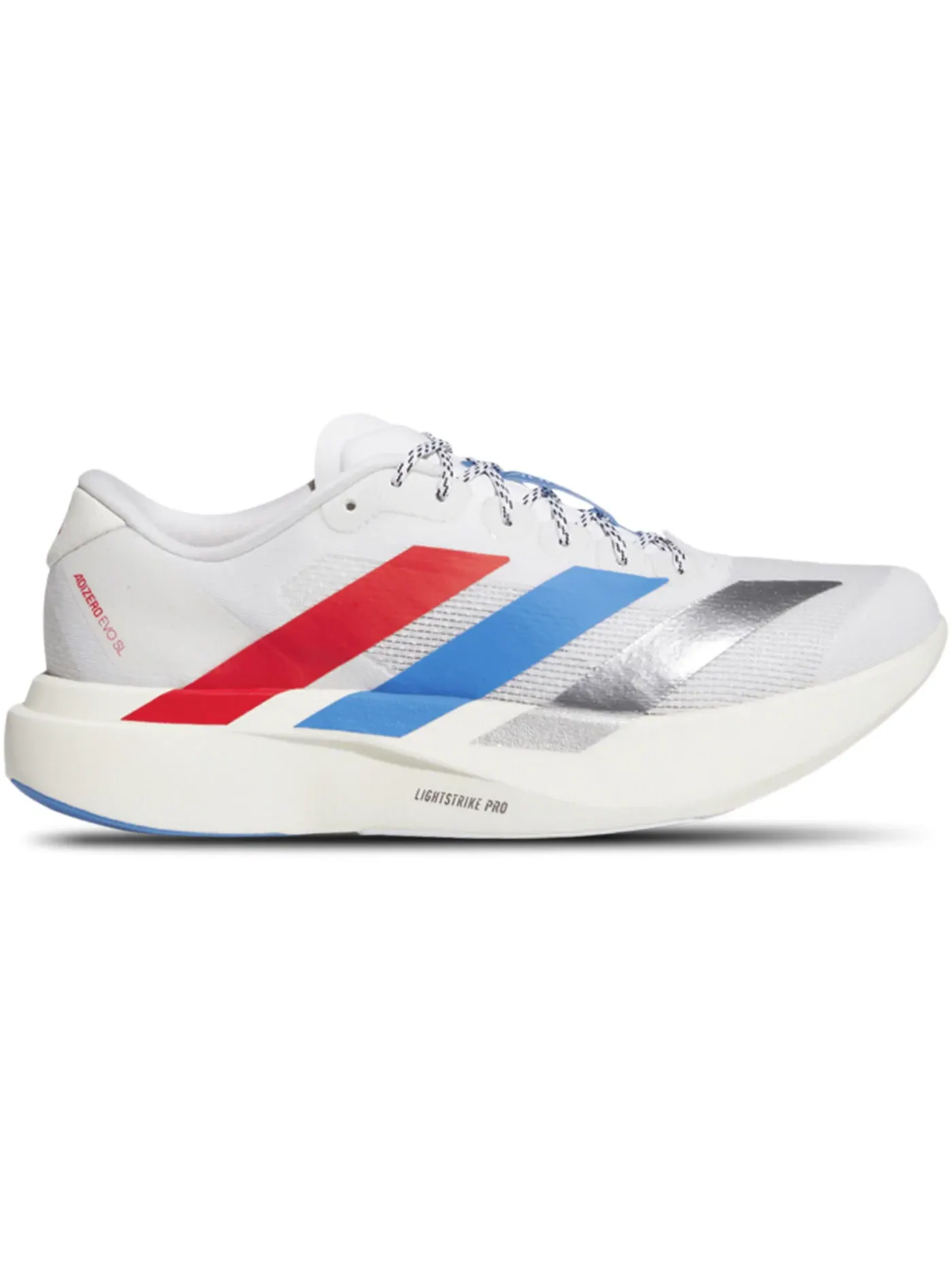 Мужские кроссовки для бега Adizero Evo SL Adidas — изображение 1 из 1, белый//яркий