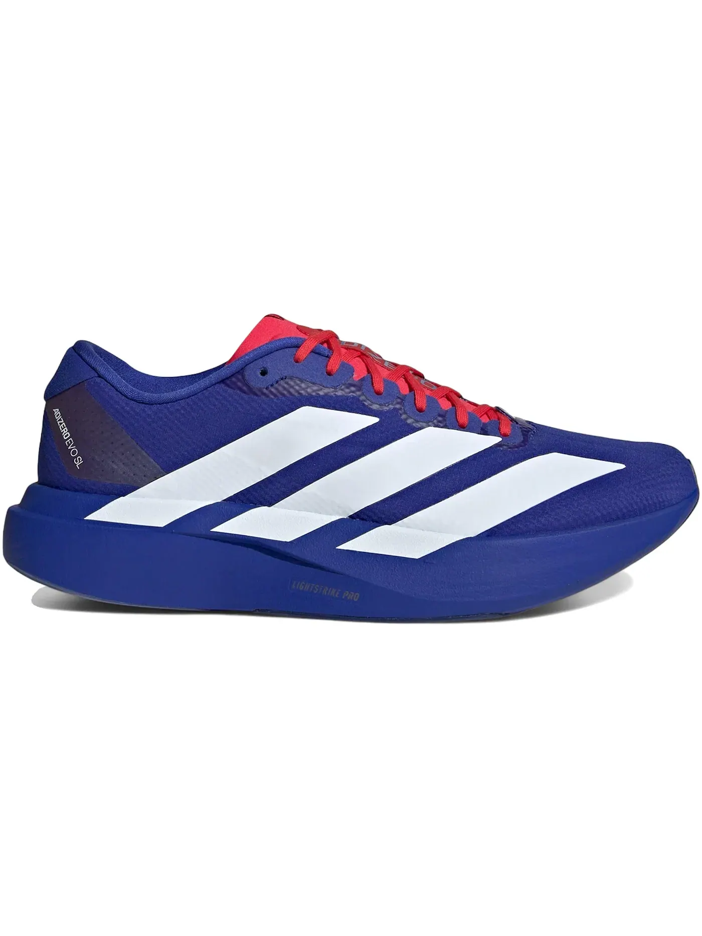 Мужские кроссовки для бега Adidas Adizero Evo SL Woven — изображение 1 из 1, синий//белый