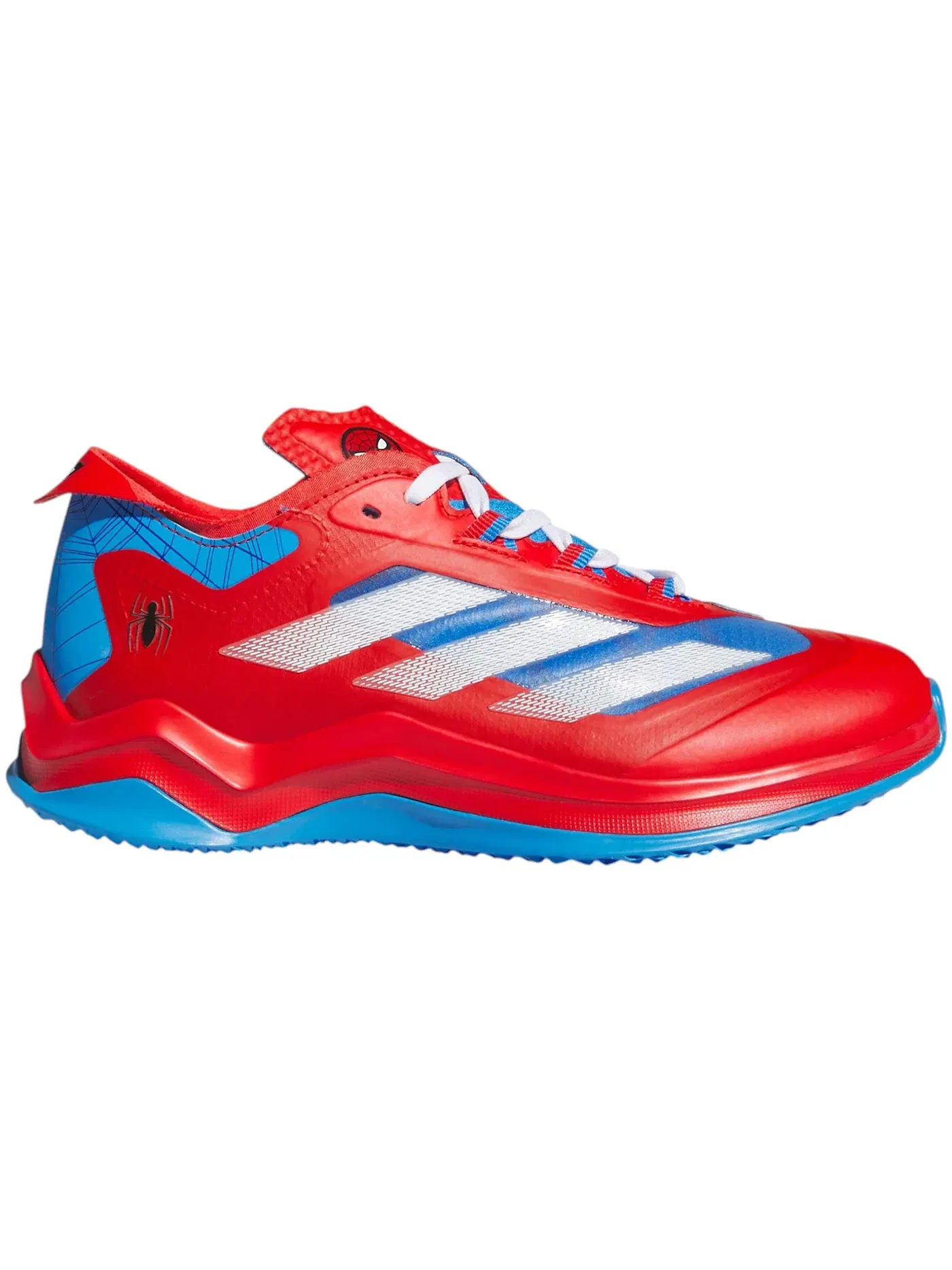 Детские кроссовки для трекинга Adizero Impact Turf Marvel Spider-Man Adidas — изображение 1 из 1, красный/белый/синий