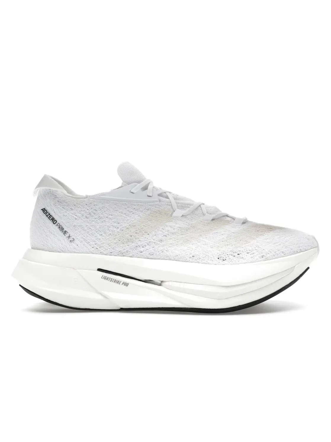 Мужские кроссовки для бега Adizero Prime X 2.0 Strung Adidas — изображение 1 из 4, белый белый черный