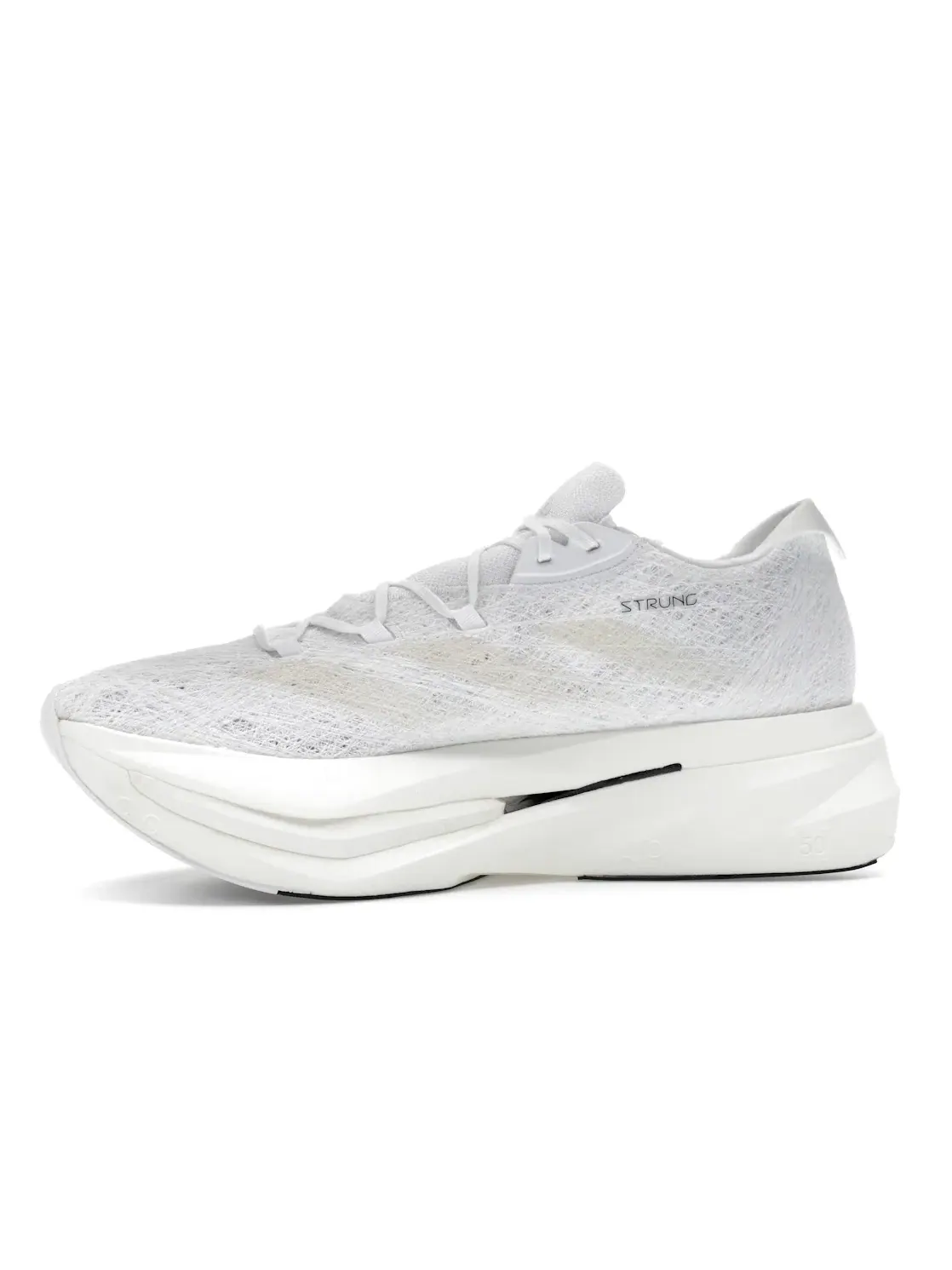 Мужские кроссовки для бега Adizero Prime X 2.0 Strung Adidas — изображение 3 из 4, белый белый черный