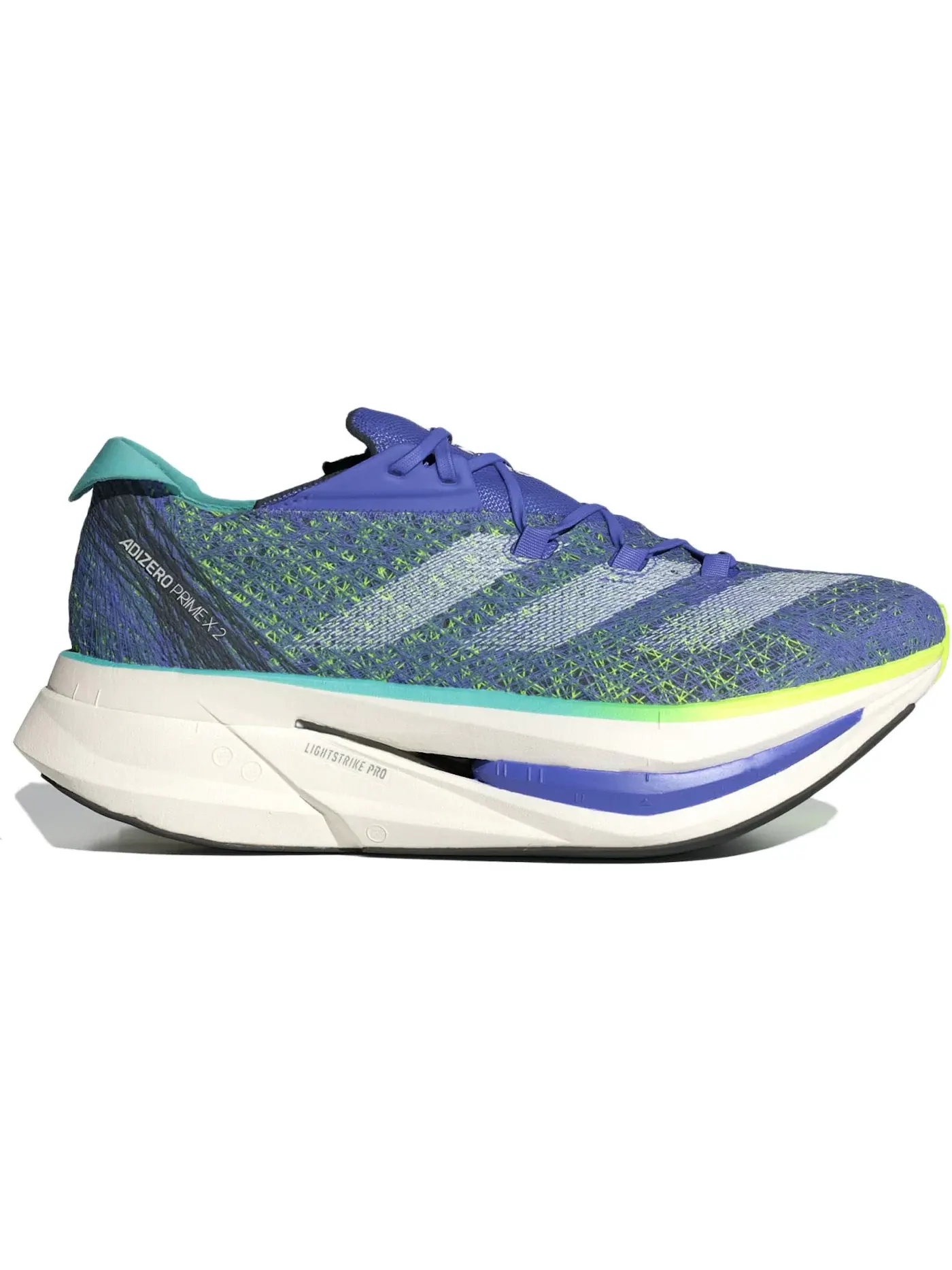 Мужские кроссовки для бега с технологией Strung Adidas Adizero Prime X 2.0 — изображение 1 из 1, синий