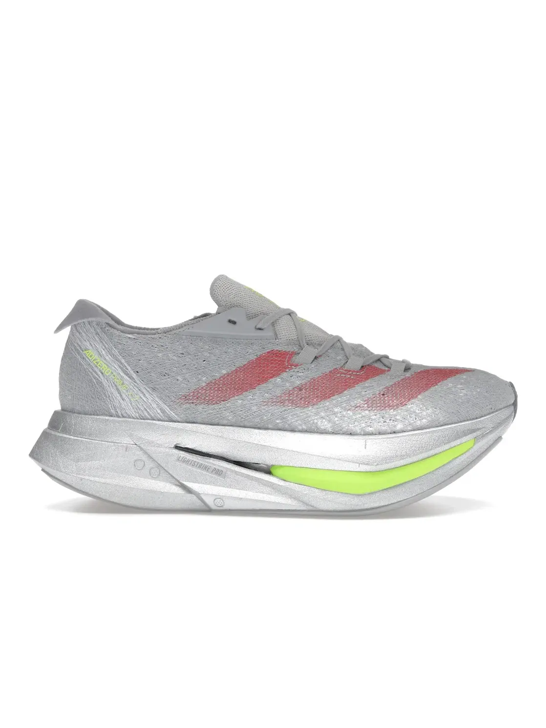 Мужские кроссовки для бега с технологией Strung Adidas Adizero Prime X 2.0 Strung — изображение 1 из 4, серый красный серый
