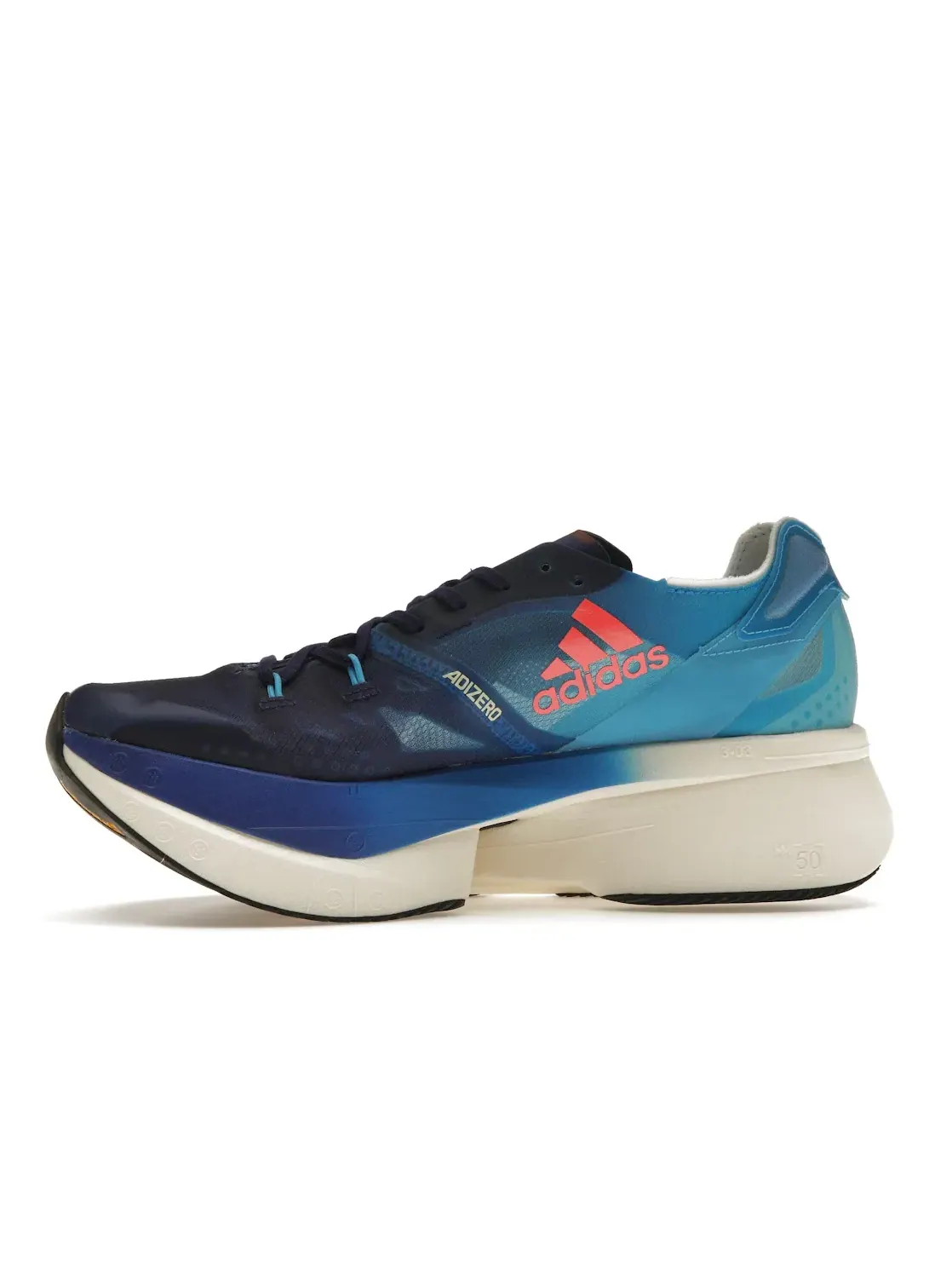 Мужские беговые кроссовки с технологией EnergyRods Adizero Prime X Adidas — изображение 3 из 4, индиго
