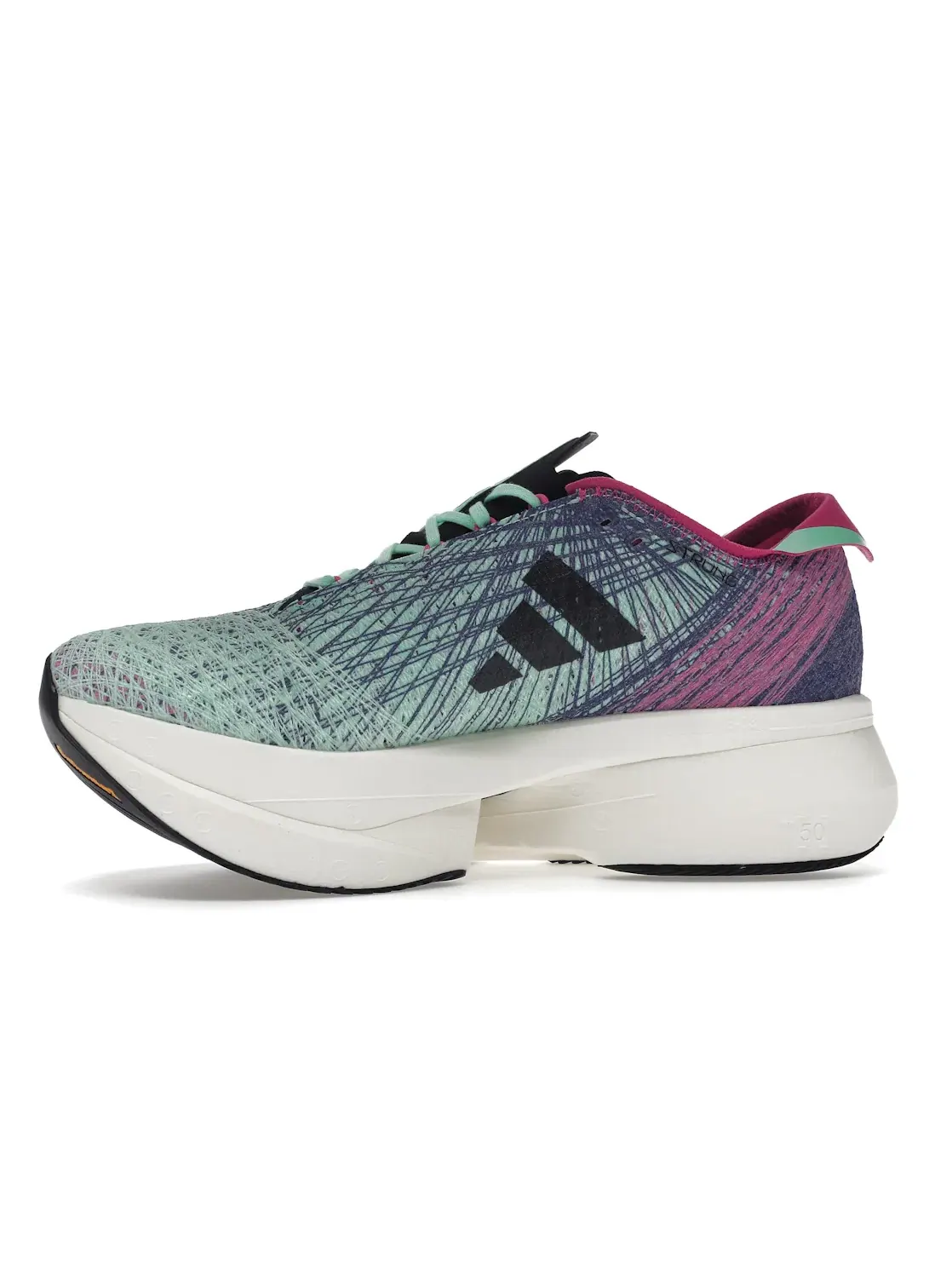 Мужские кроссовки для бега с высокой амортизацией Adizero Prime X Strung Adidas — изображение 3 из 4, черный