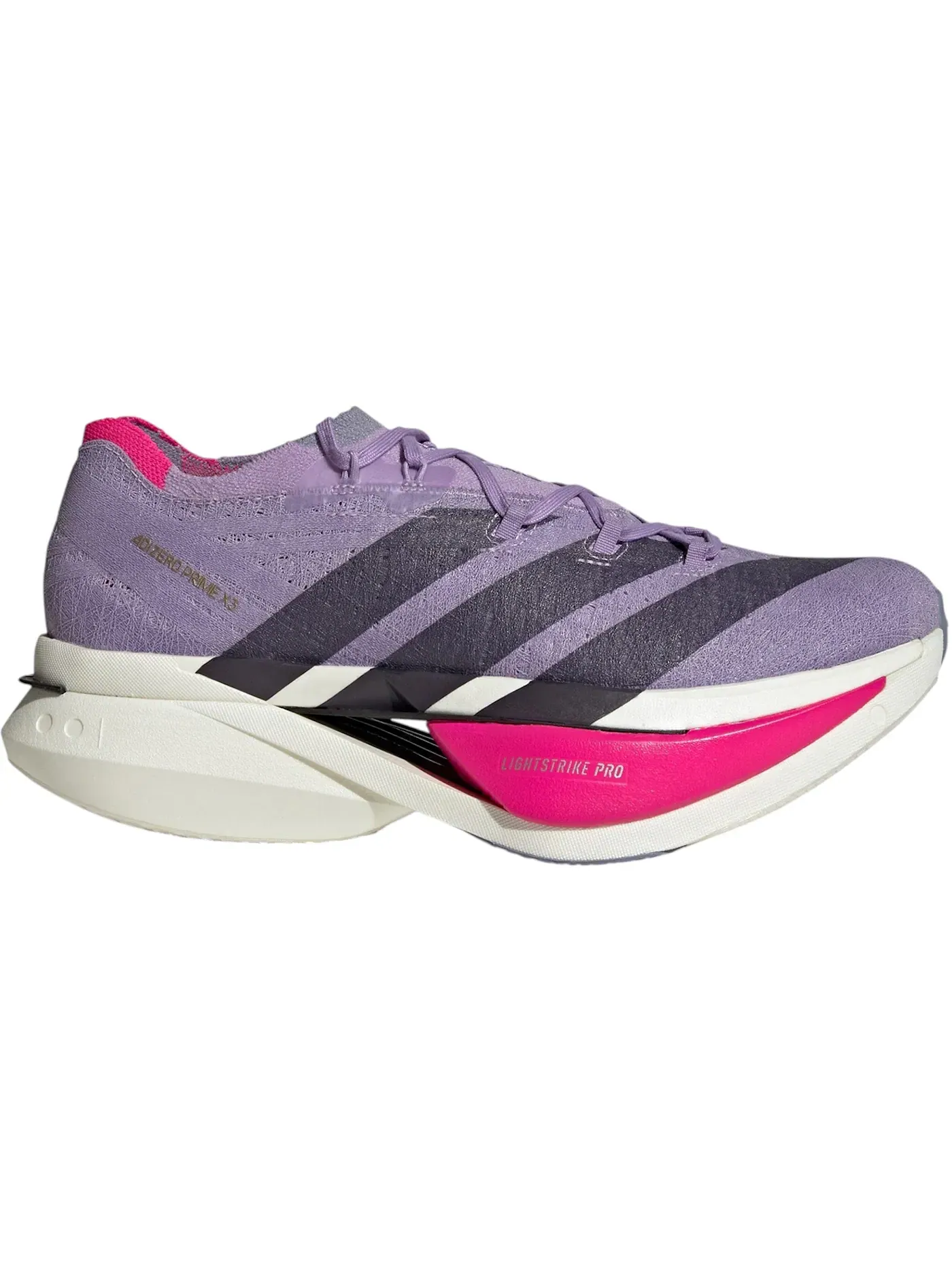 Мужские кроссовки для бега с технологией Strung Adizero Prime X3 Strung Adidas — изображение 1 из 1, черный розовый