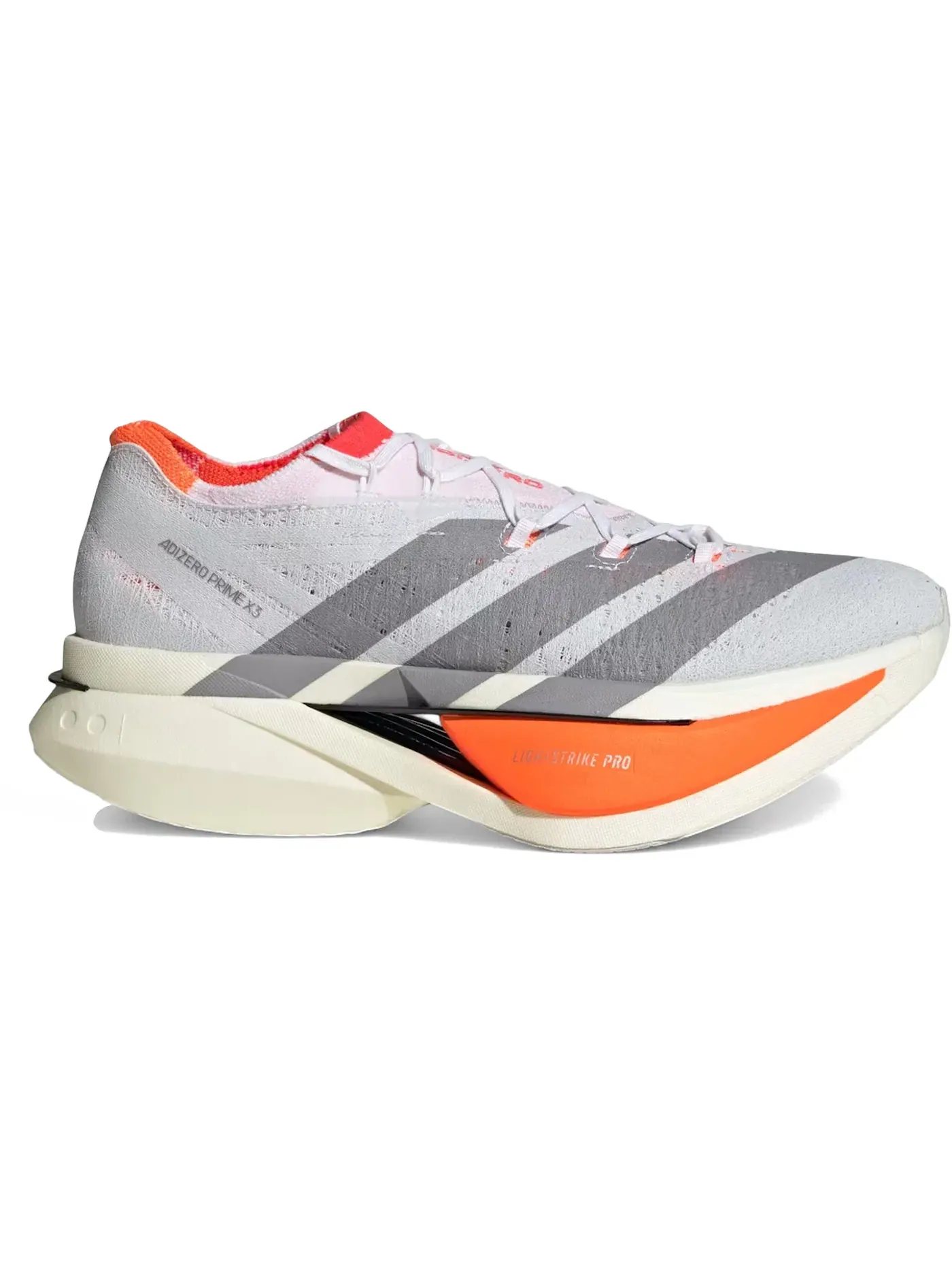 Мужские кроссовки для бега с технологией Strung Adidas Adizero Prime X3 Strung — изображение 1 из 1, белый белый красный