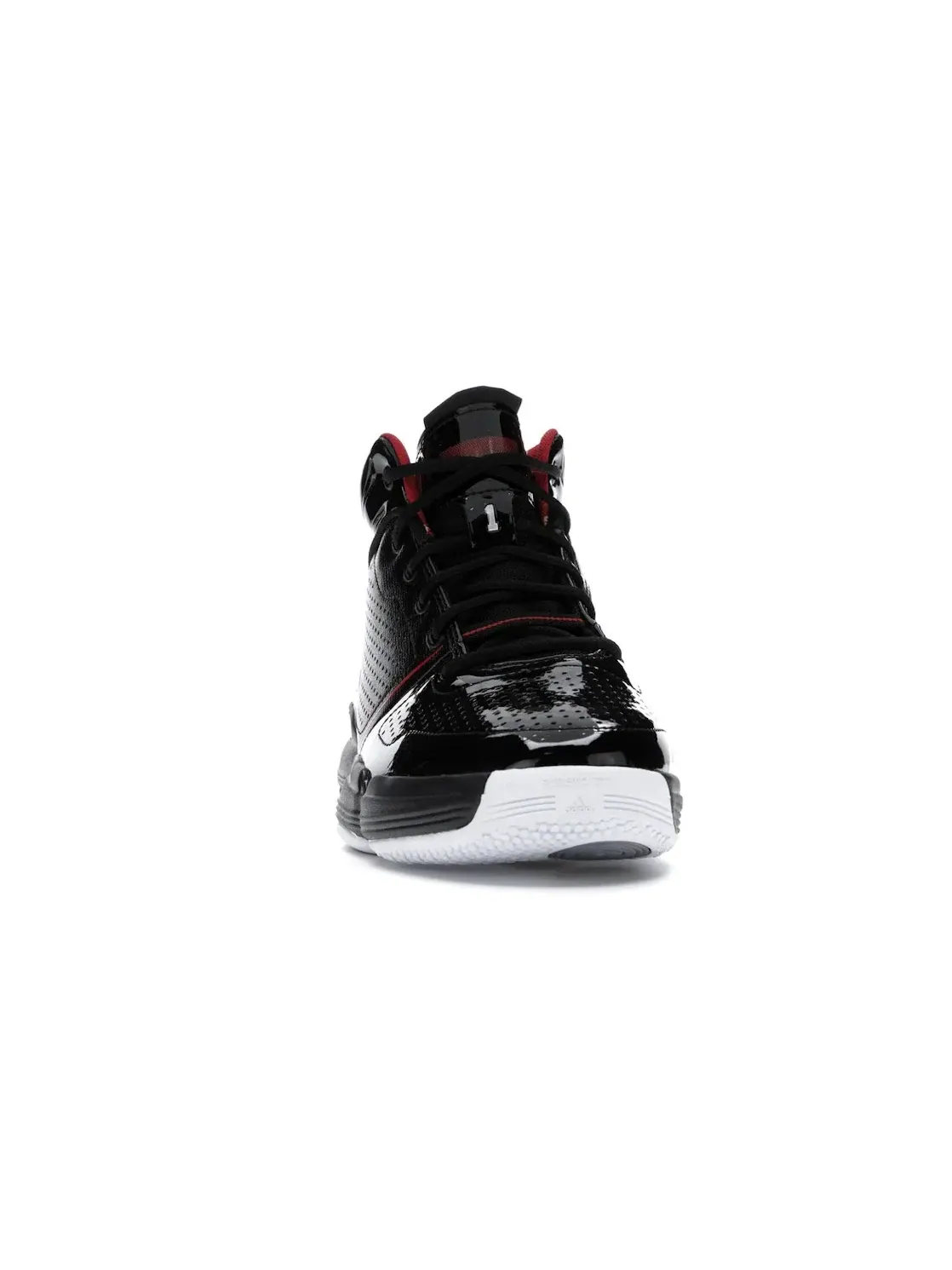 Мужские кроссовки баскетбольные Adidas Adizero Rose 1 — изображение 2 из 4, черный/белый