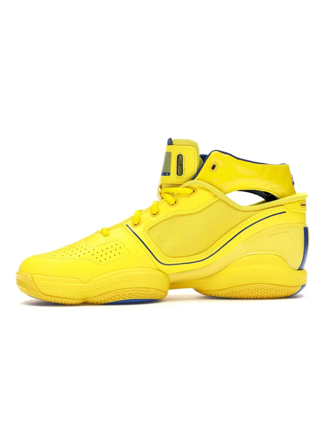 Мужские кроссовки для баскетбола Adidas adiZero Rose 1 — изображение 3 из 4, желтый/синий/желтый