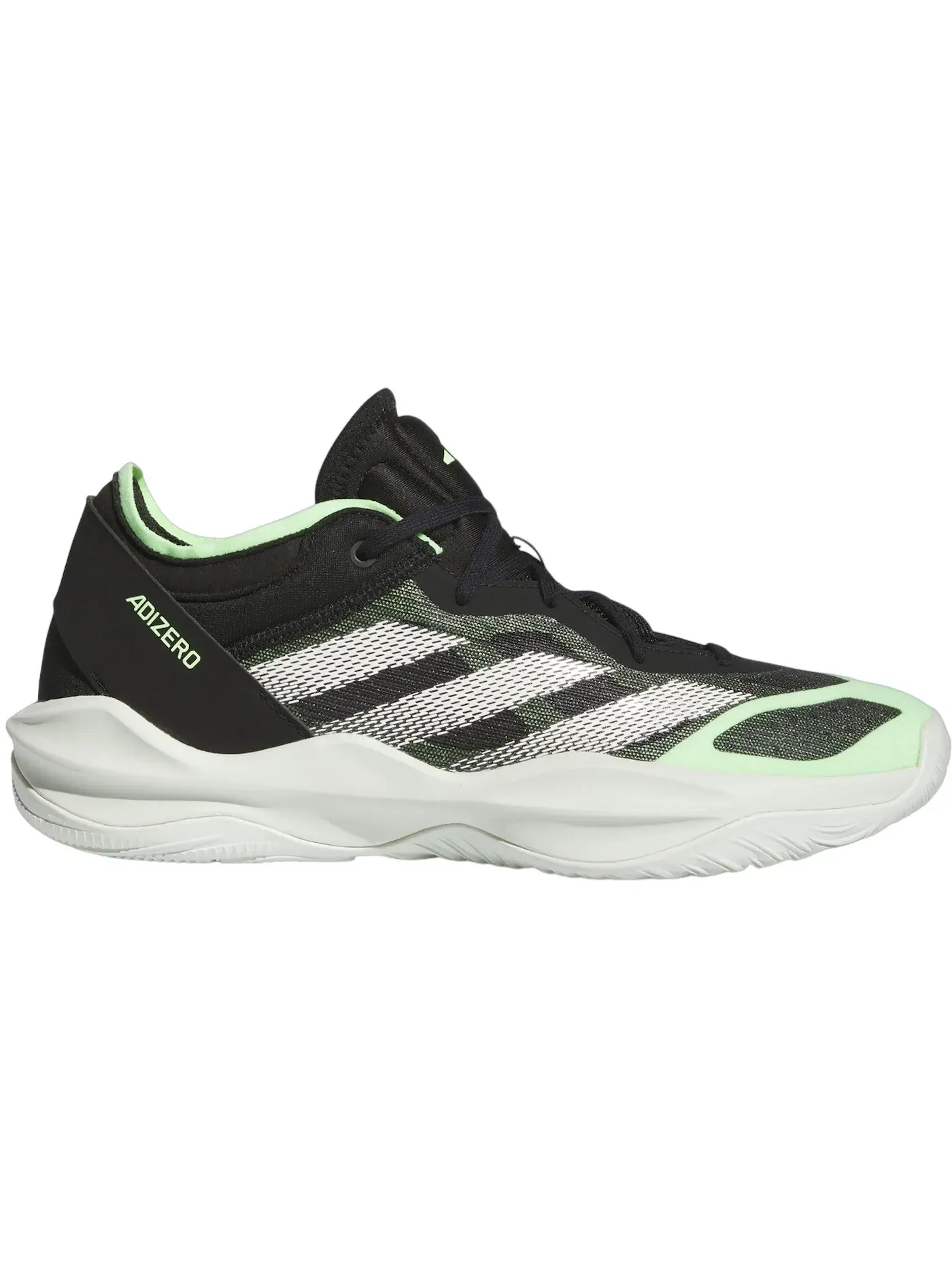 Мужские кроссовки с низким верхом Adizero Select 2.0 Low Adidas — изображение 1 из 1, черный белый зеленый