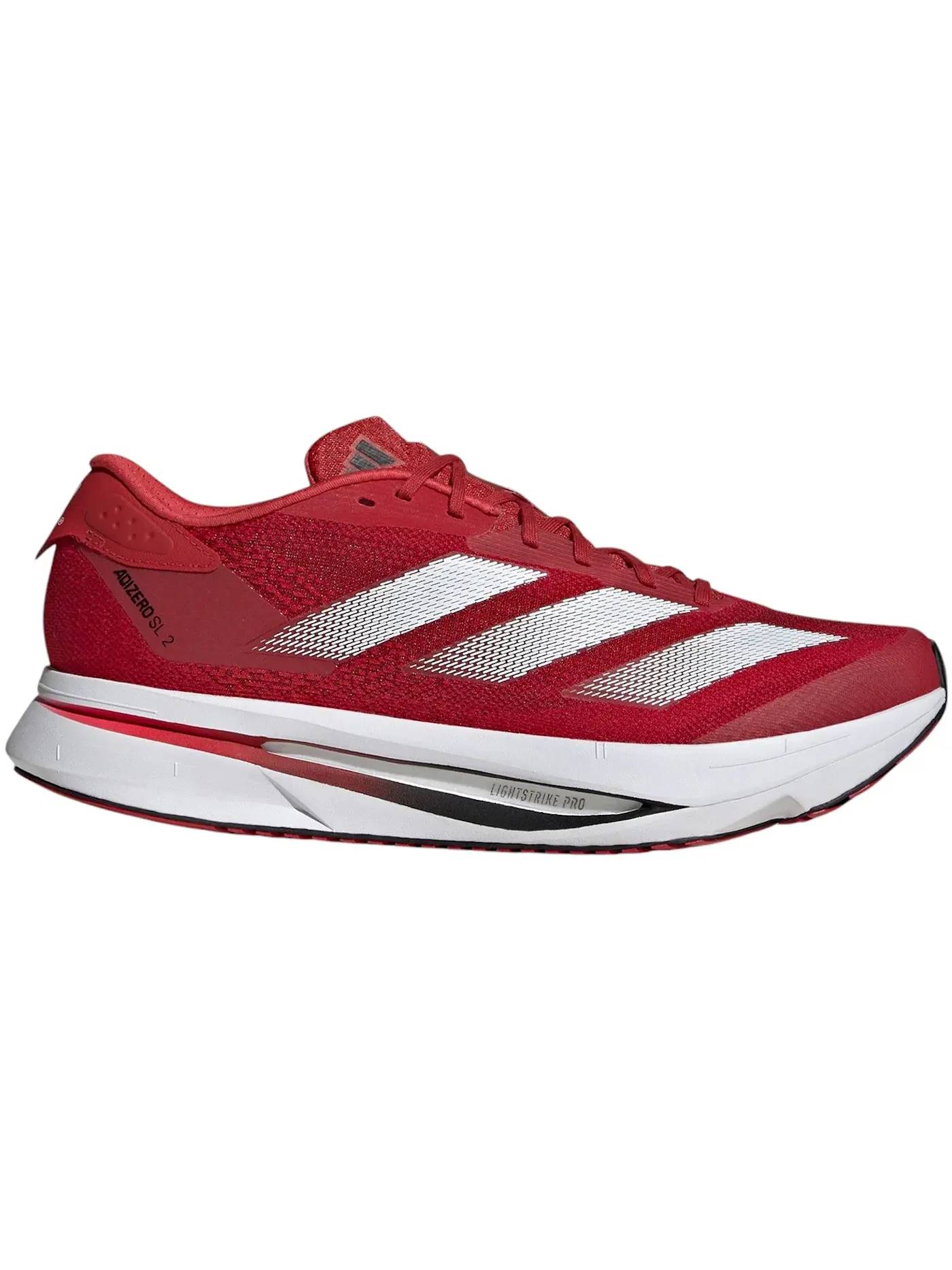 Мужские кроссовки с сетчатым верхом Adidas Adizero SL 2 — изображение 1 из 1, красный/белый/черный