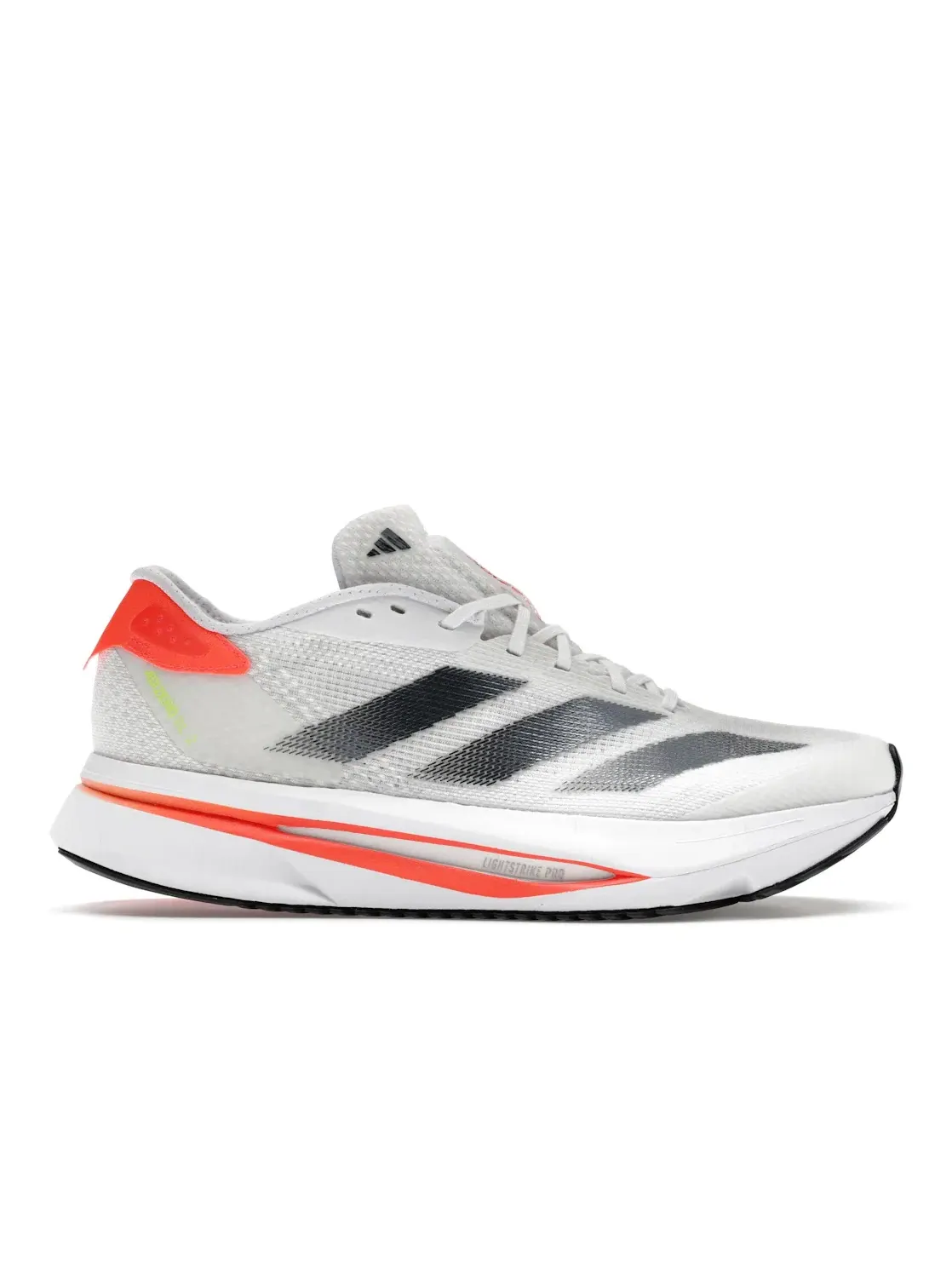 Мужские кроссовки для бега с технологией Lightstrike Pro Adidas Adizero Sl2 — изображение 1 из 4, белый черный оранжевый