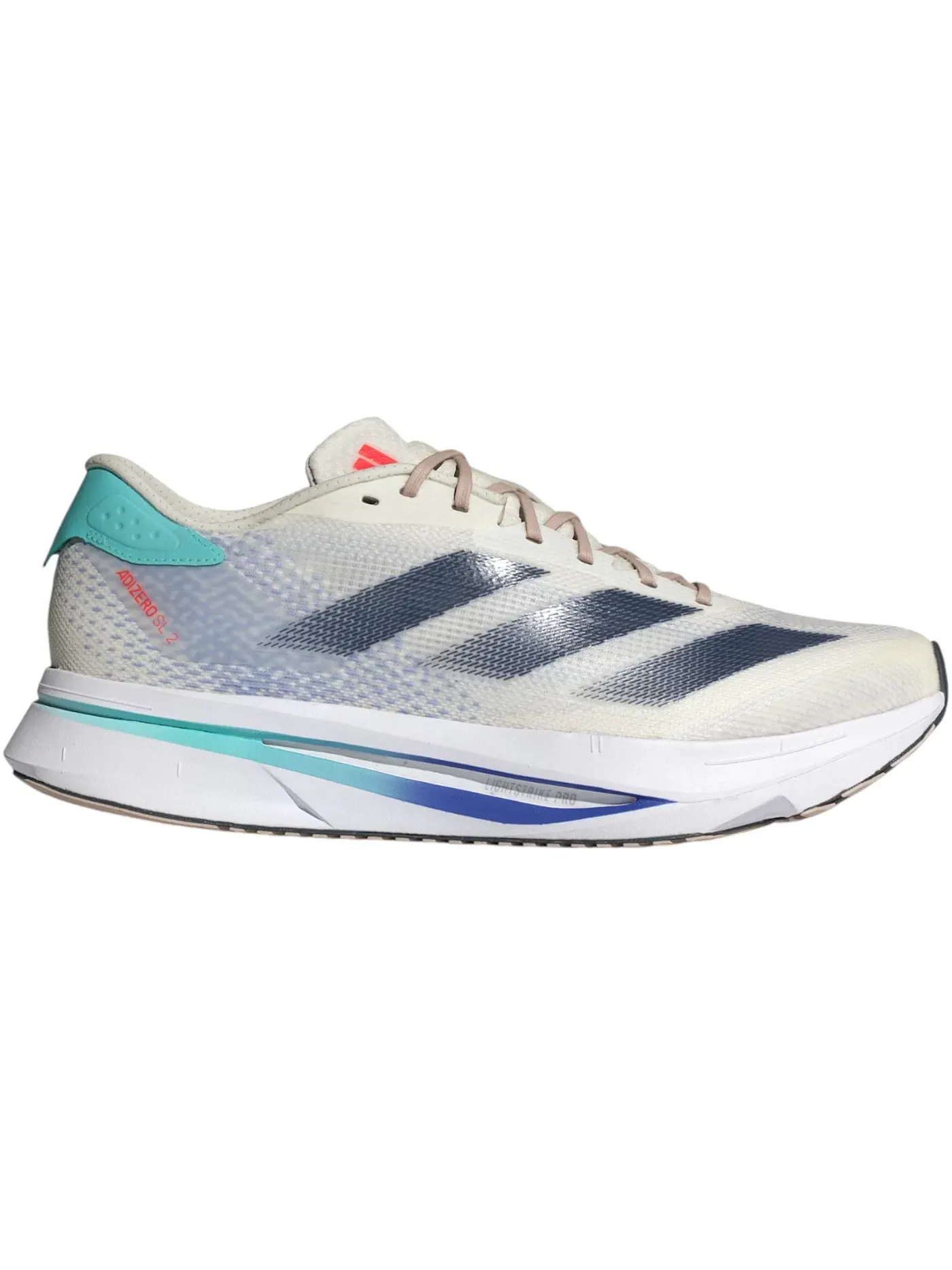 Мужские кроссовки для бега Adizero SL2 Adidas — изображение 1 из 1, белый//голубой