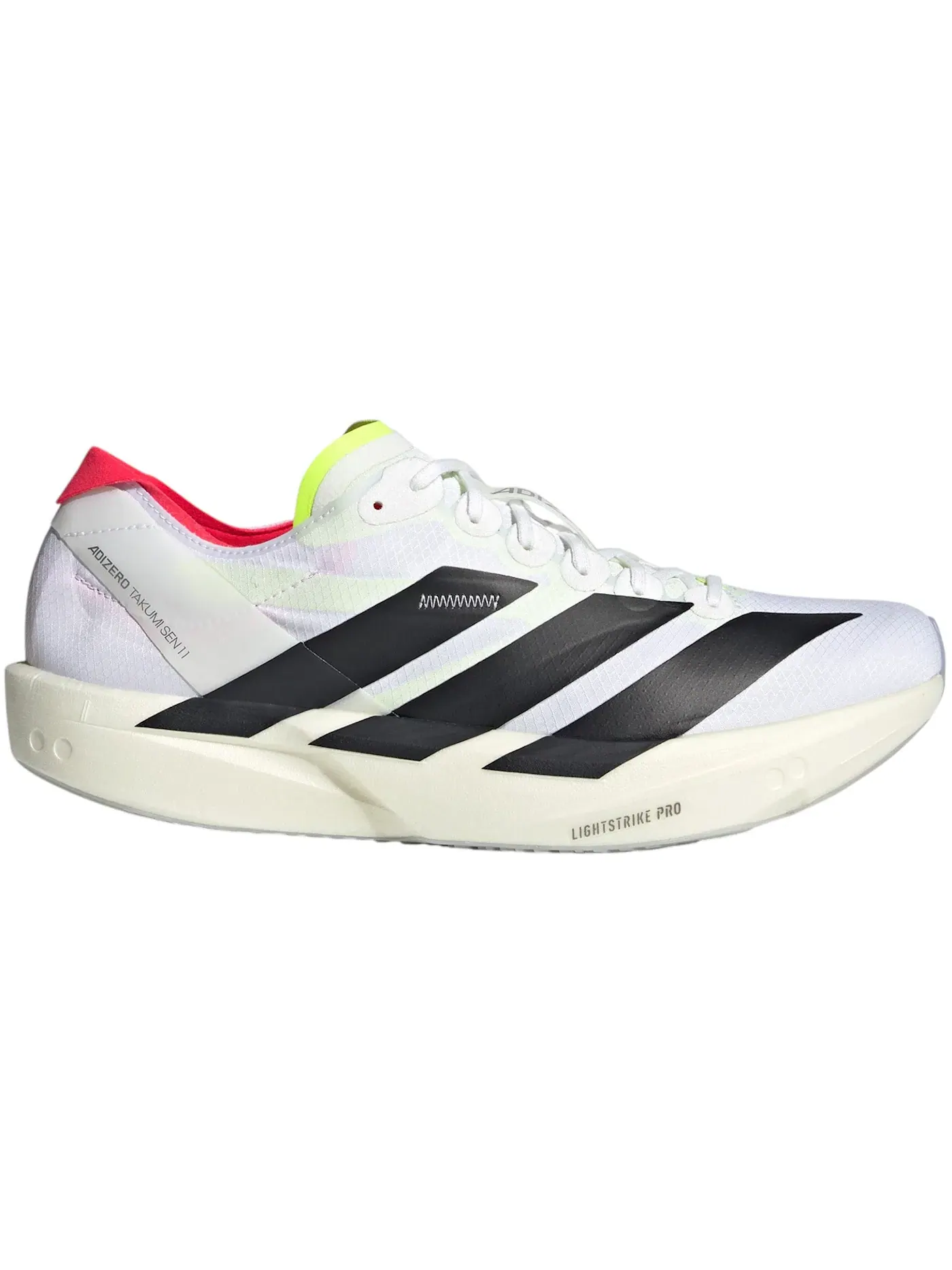 Мужские кроссовки для бега Adizero Takumi Sen 11 Adidas — изображение 1 из 1, белый черный красный