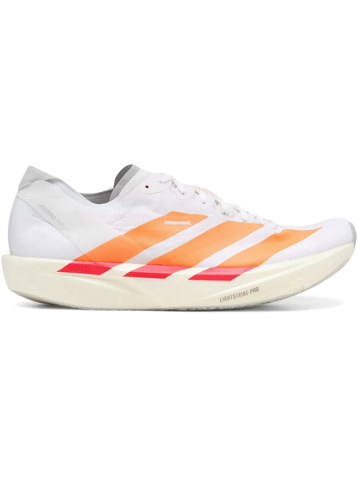 Мужские кроссовки для бега с шипами Adidas Adizero Takumi Sen 11 — изображение 1 из 1, белый/оранжевый/красный