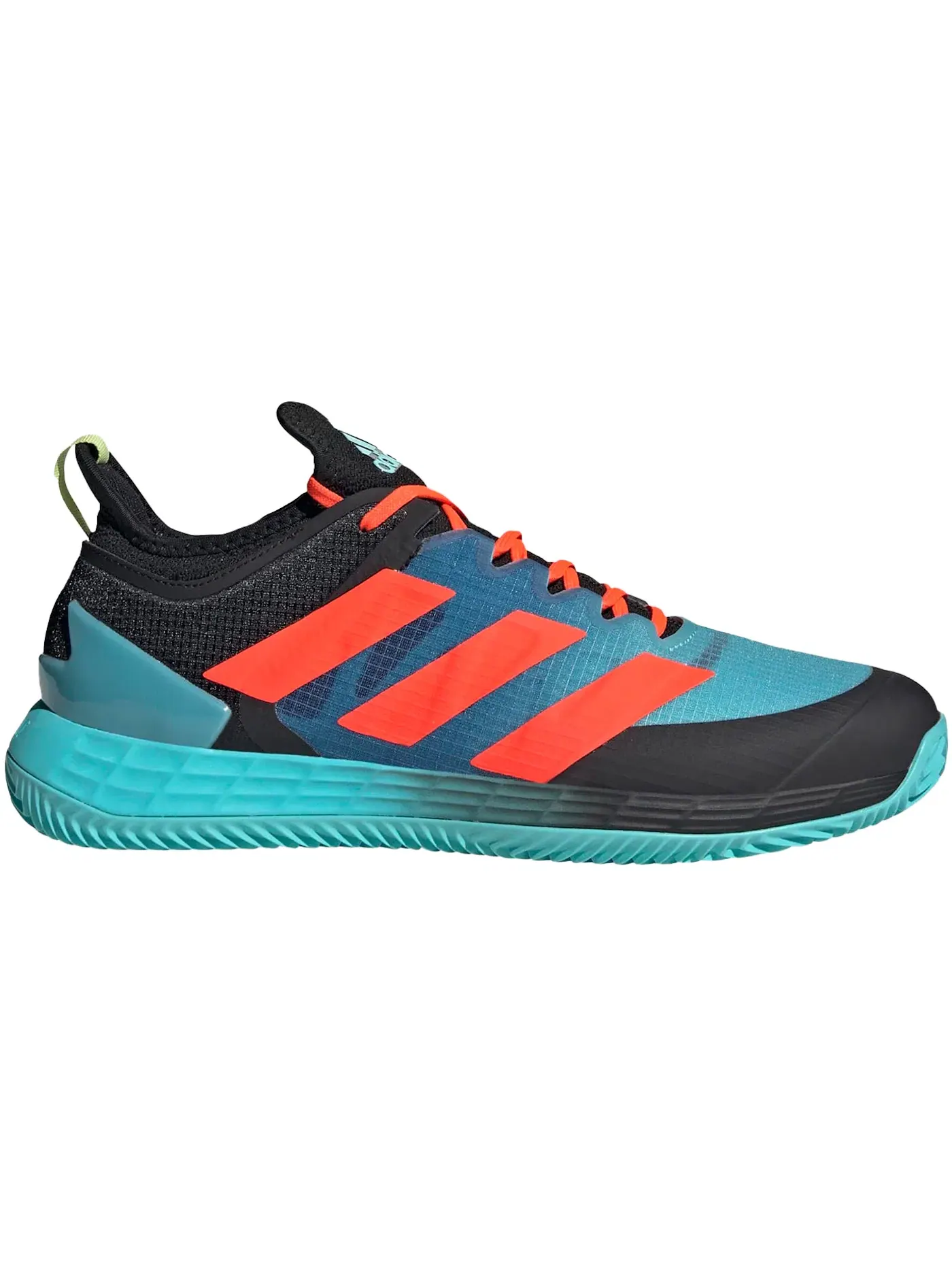 Мужские кроссовки для тенниса Adizero Ubersonic 4 Clay Adidas — изображение 1 из 1, голубой/черный/черный