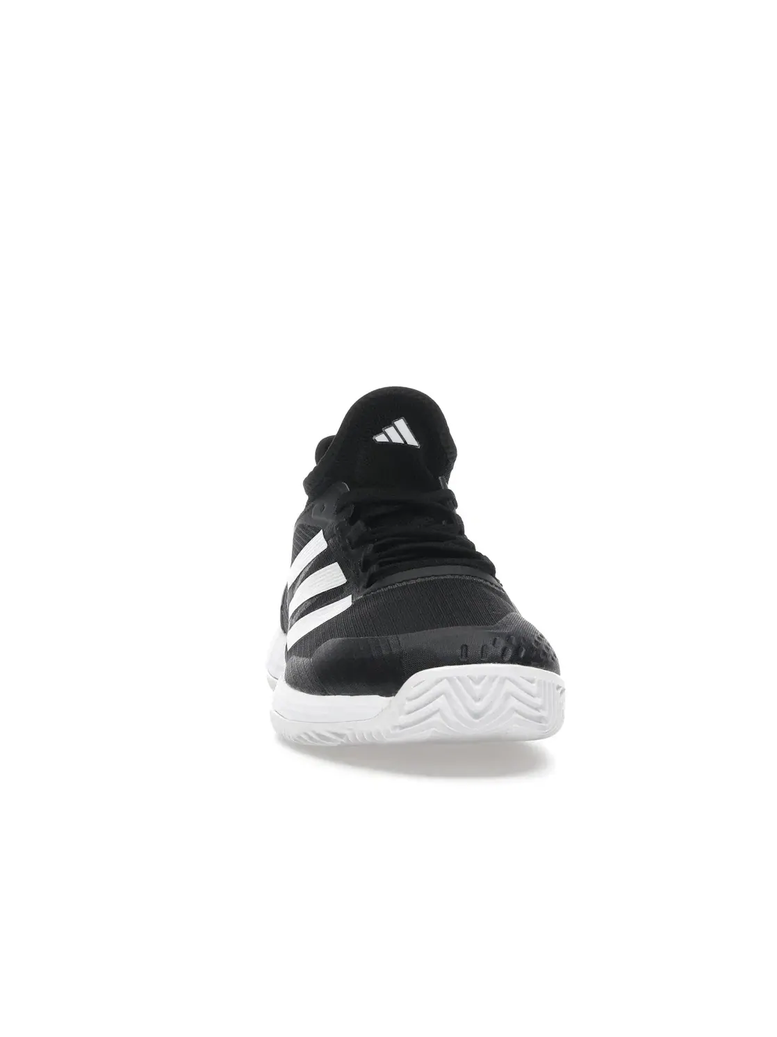 Мужские кроссовки для тенниса Adidas Adizero Ubersonic 4.1 Clay — изображение 2 из 4, черный белый серый