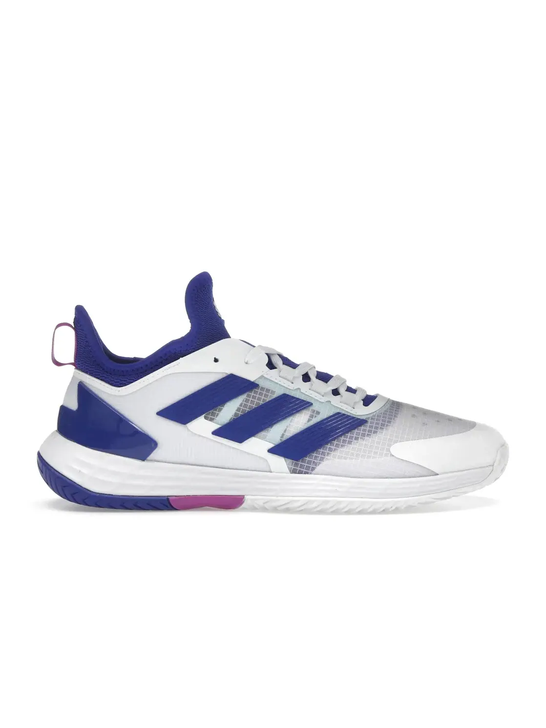 Мужские кроссовки для бега Adizero Ubersonic 4.1 Adidas — изображение 1 из 4, белый синий фиолетовый