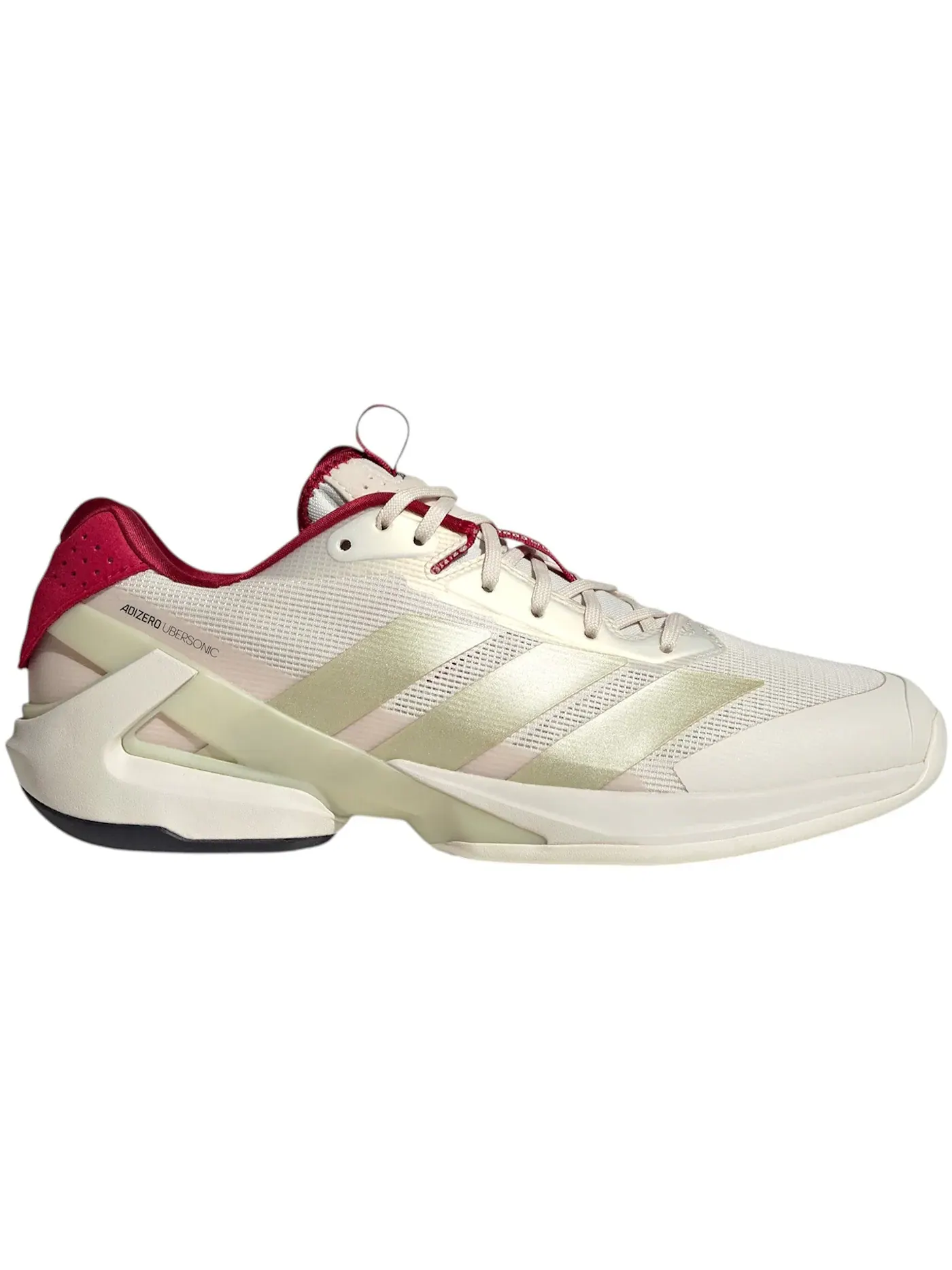 Мужские теннисные кроссовки с технологией Adizero Adidas Adizero Ubersonic 5 — изображение 1 из 1, белый/золотистый