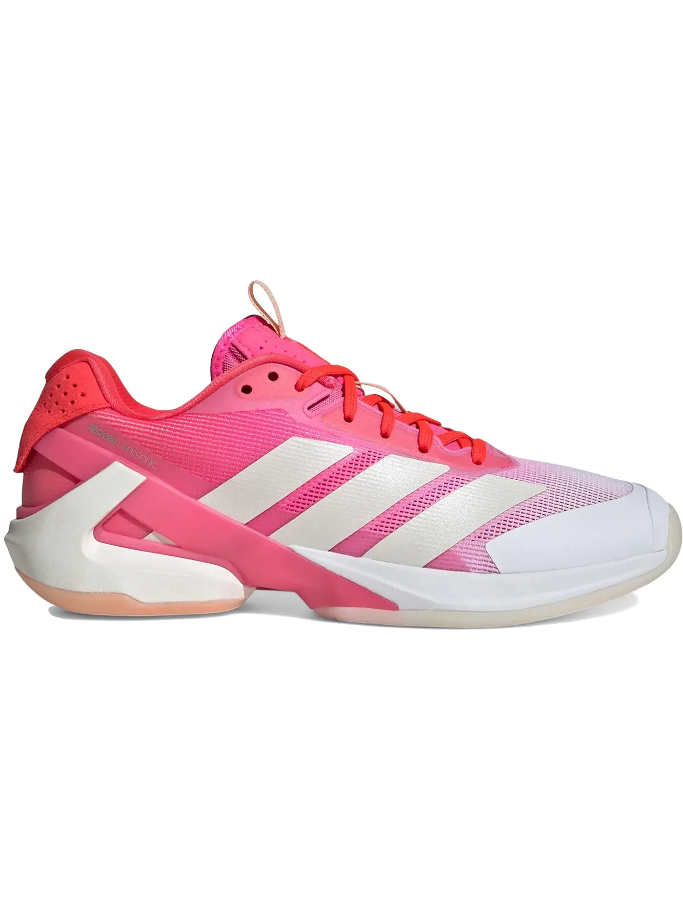 Женские теннисные туфли Adidas Adizero Ubersonic 5 — изображение 1 из 1, розовый//красный