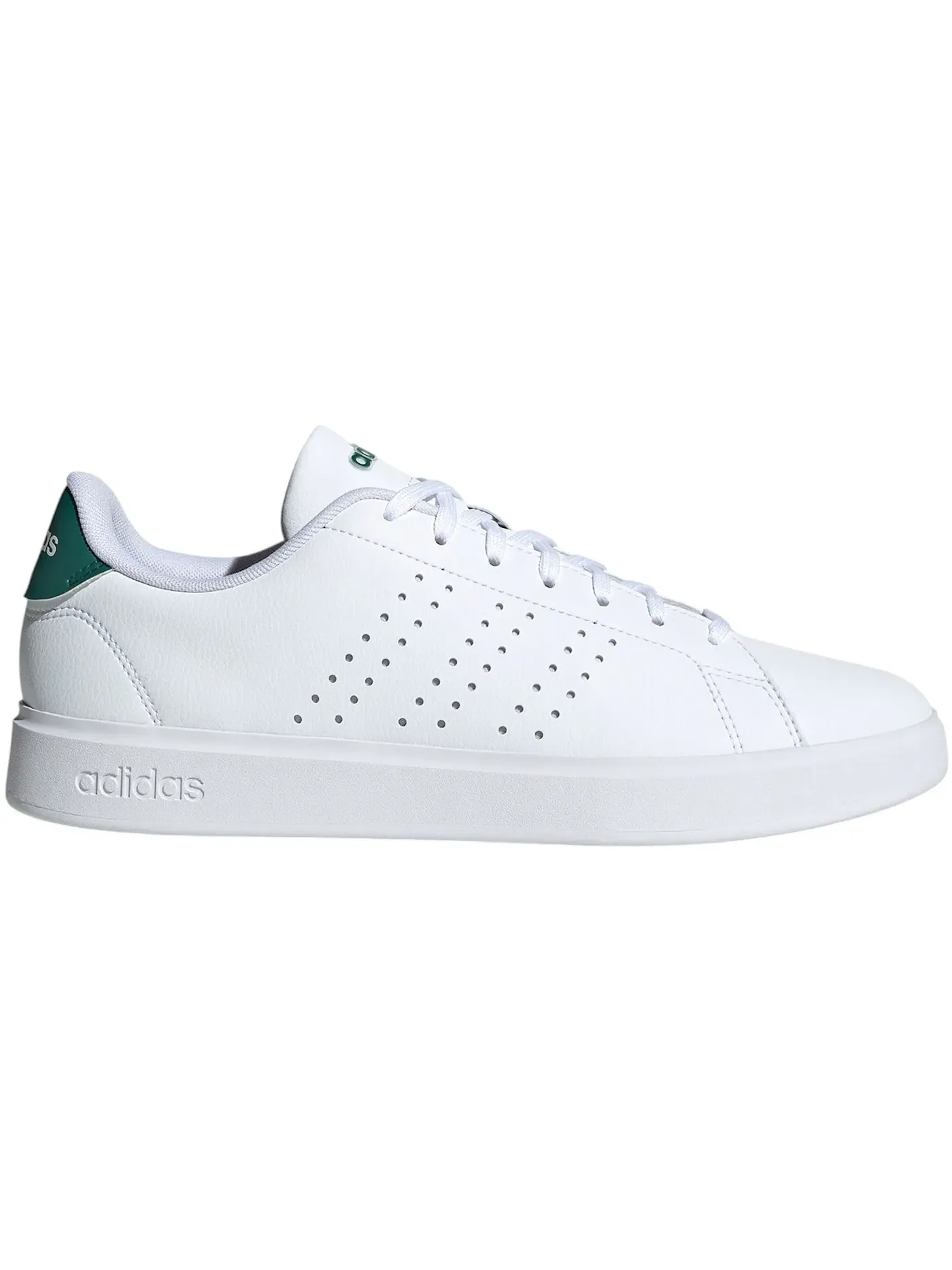 Мужские кроссовки Lifestyle Adidas Advantage 2.0 — изображение 1 из 1, белый/черный/зеленый