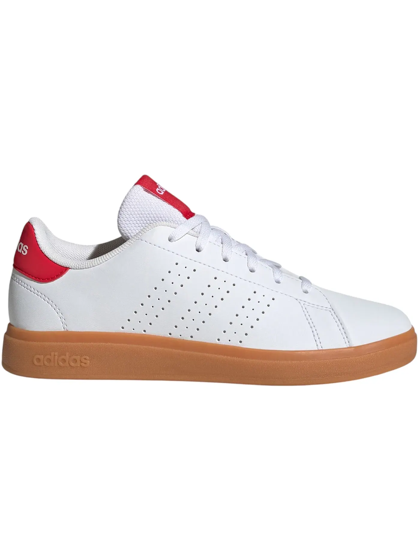 Детские кроссовки для мальчиков с кожаным верхом Adidas Advantage Base 2.0 — изображение 1 из 1, белый