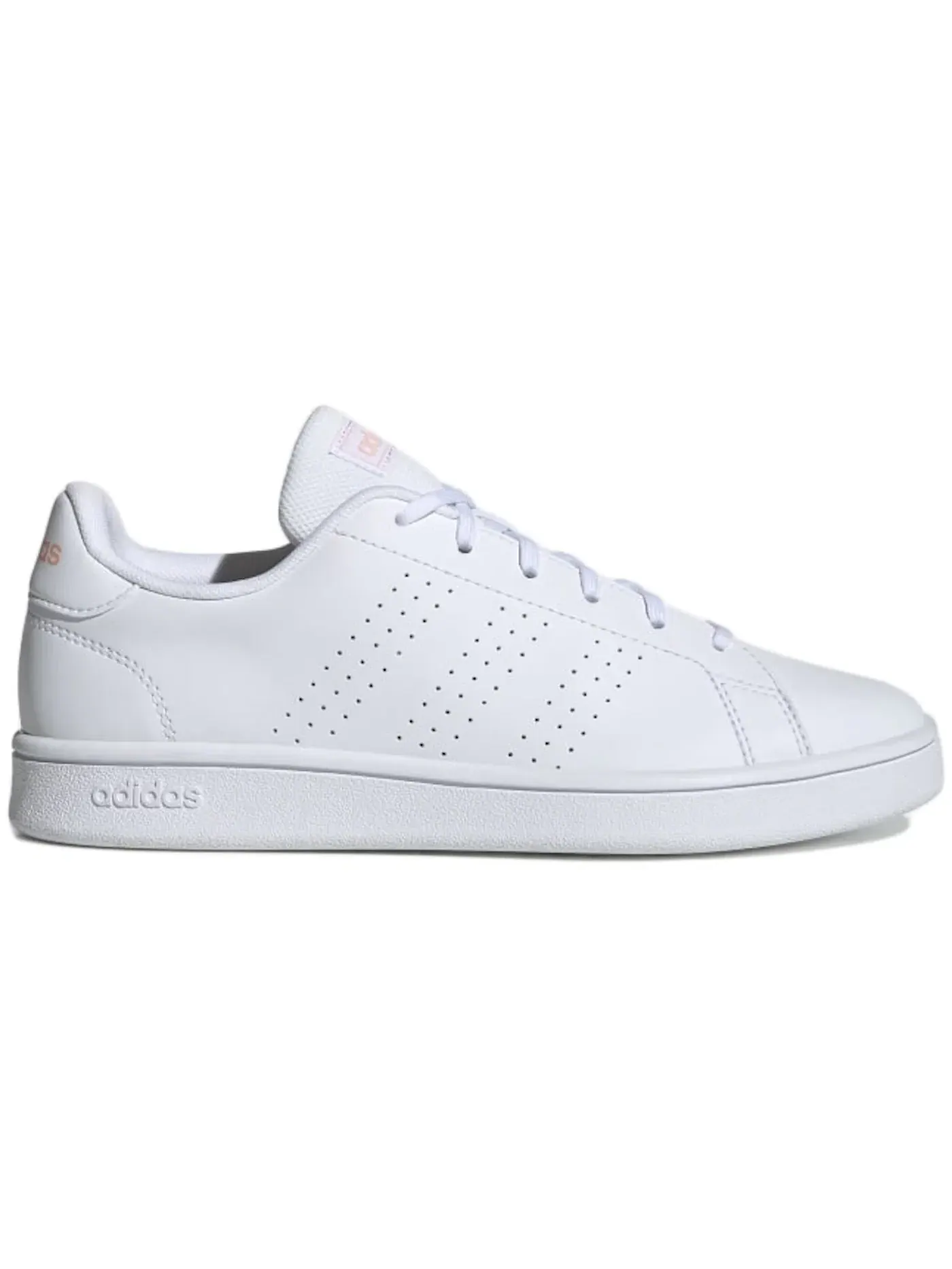 Женские кроссовки Lifestyle Adidas Advantage Base — изображение 1 из 1, белый/розовый/черный