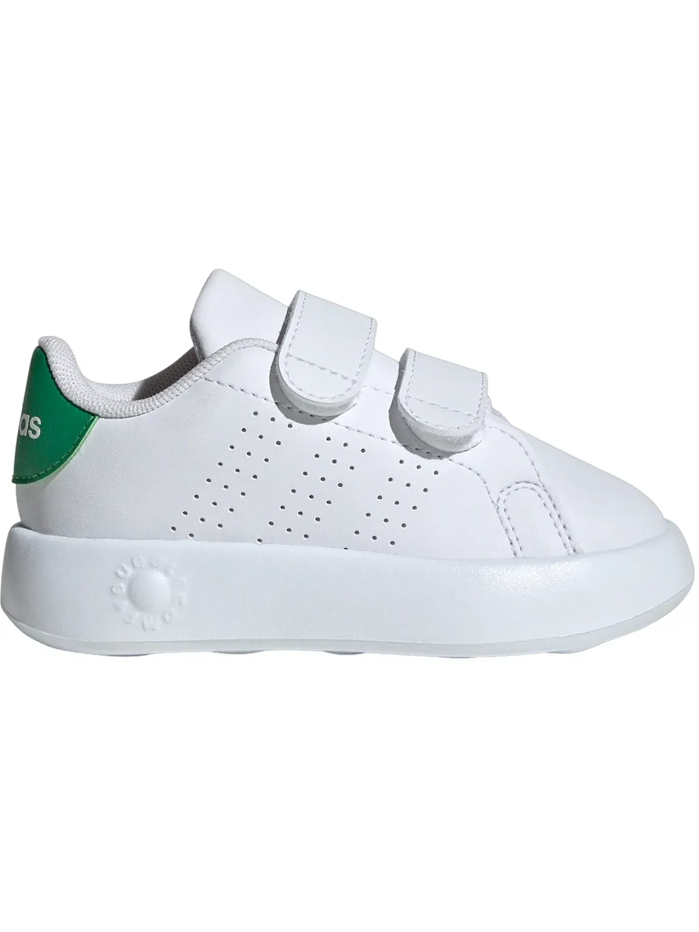 Детские кроссовки Lifestyle Adidas Advantage CF — изображение 1 из 1, белый белый зеленый