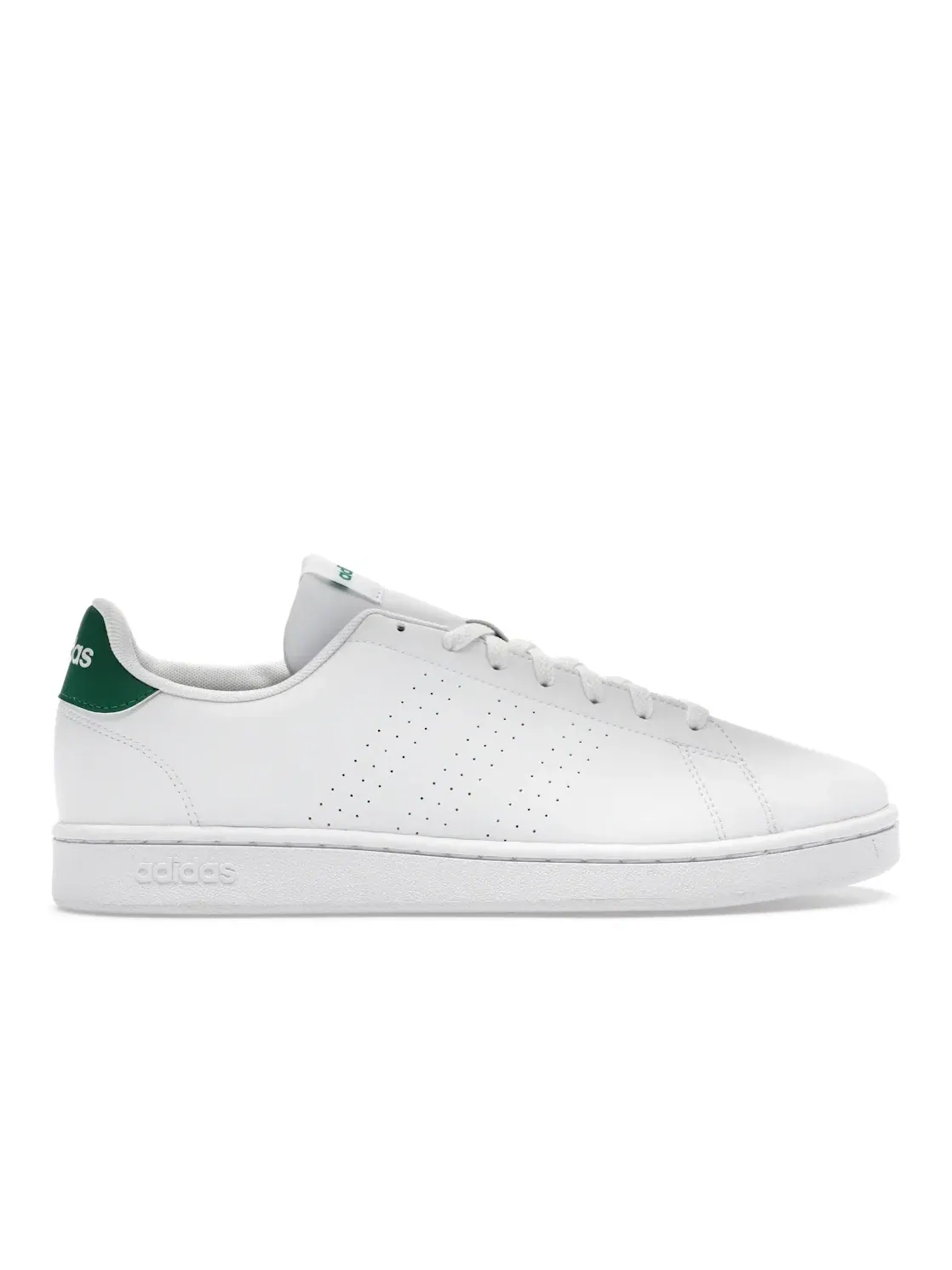 Мужские кроссовки Lifestyle Adidas Advantage — изображение 1 из 4, белый белый зеленый