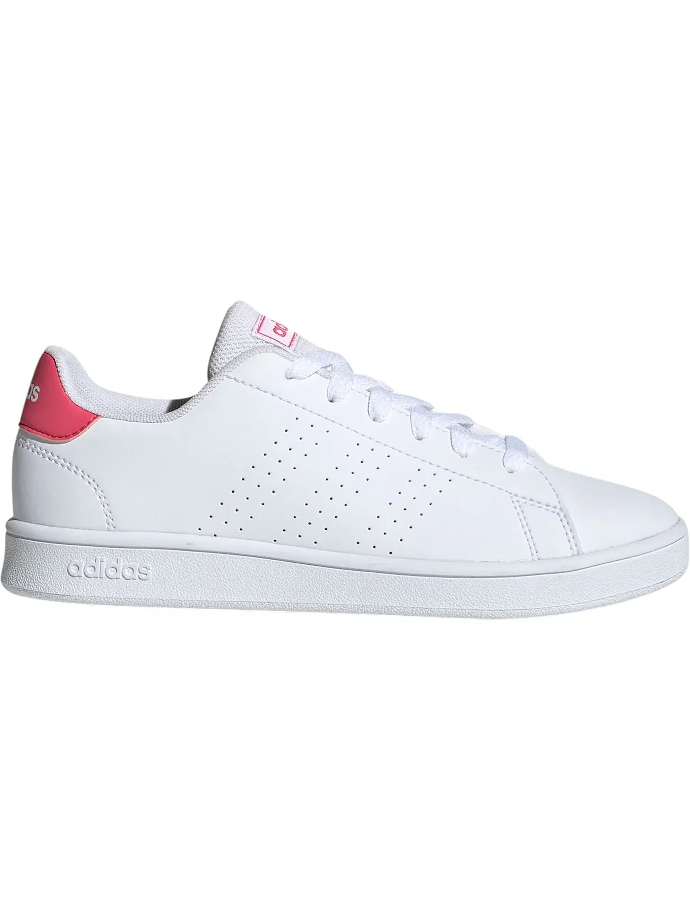 Детские кроссовки Lifestyle с моделью Adidas Advantage Adidas — изображение 1 из 1, белый розовый белый