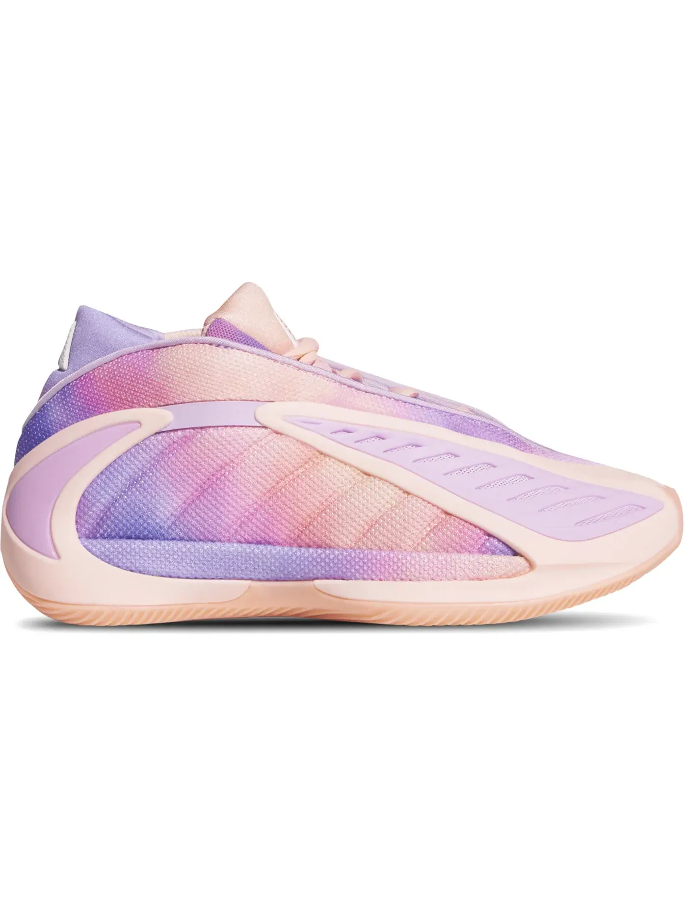 Детские кроссовки для баскетбола Adidas AE 2, Haze Coral/Bliss Lilac/Zero Metallic — изображение 1 из 1