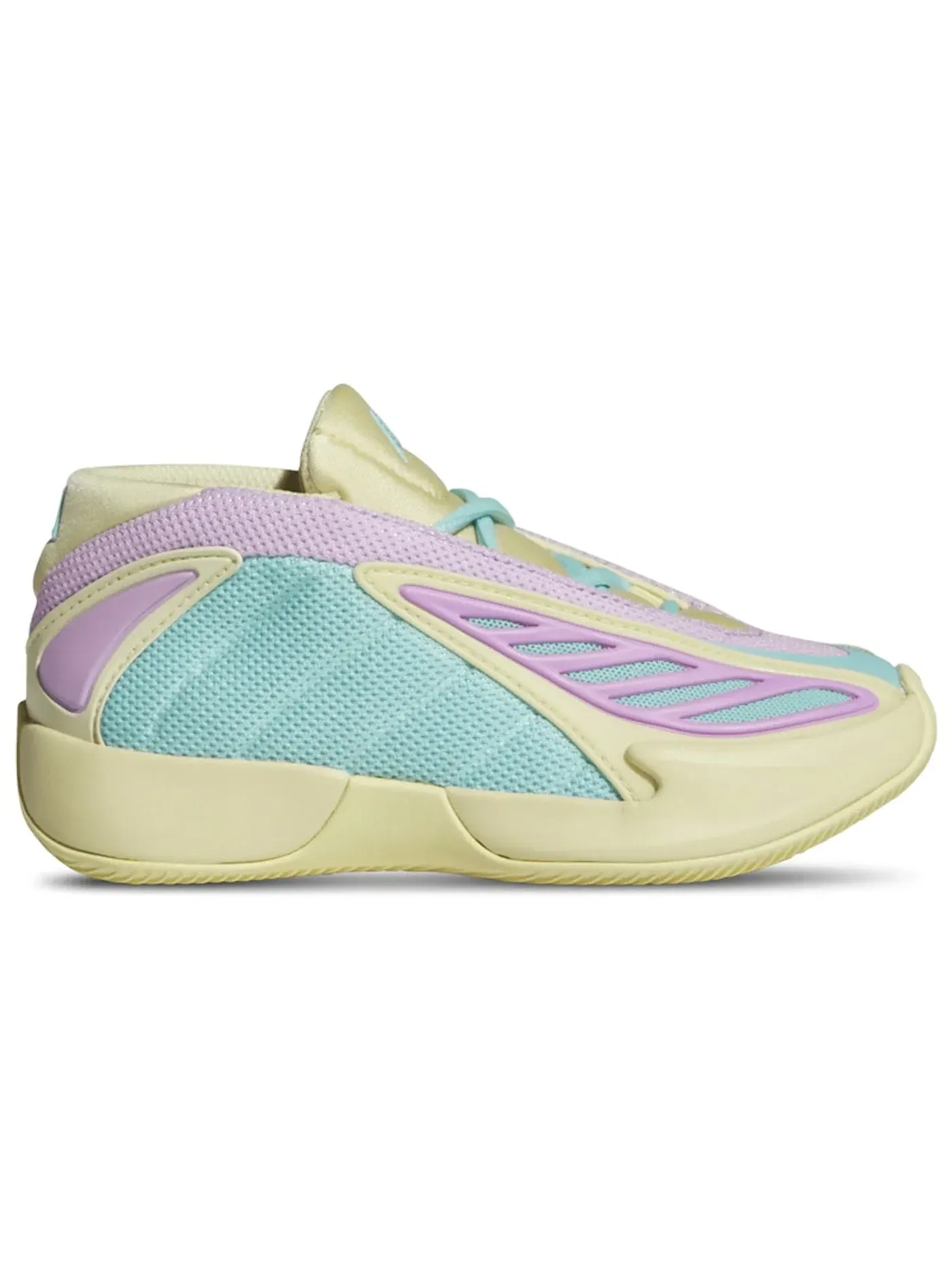 Детские кроссовки для мальчиков с шнуровкой Adidas AE 2 — изображение 1 из 1, желтый//голубой