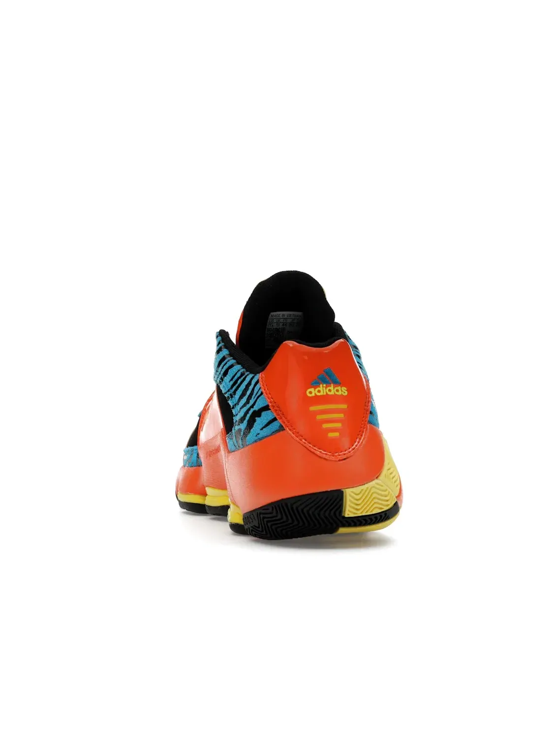 Мужские кроссовки с верхом из кожи и текстиля Agent Gil Restomod Adidas — изображение 4 из 4, оранжевый черный голубой