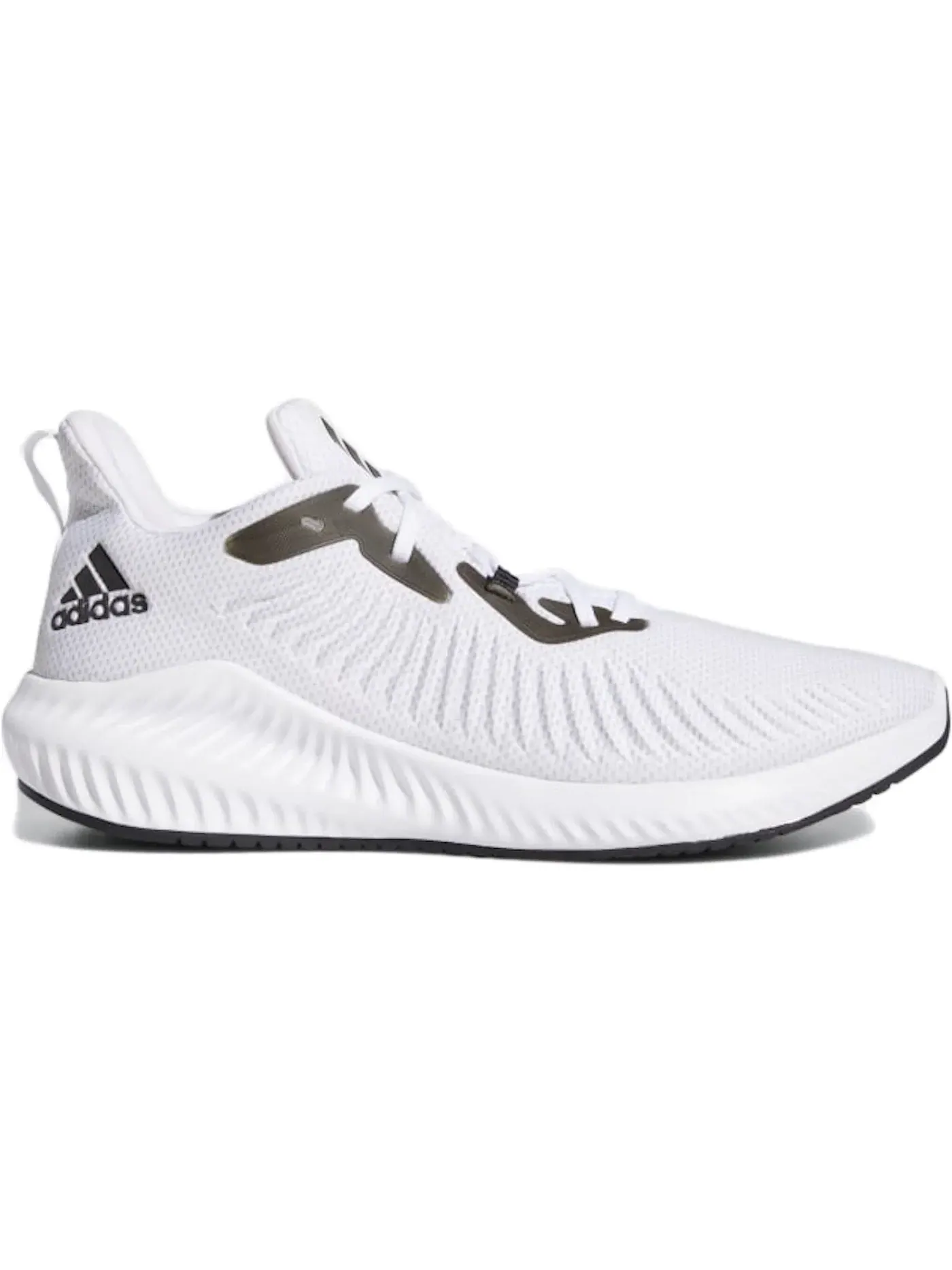 Мужские кроссовки с технологией Alphabounce Adidas — изображение 1 из 1, белый/черный/серый