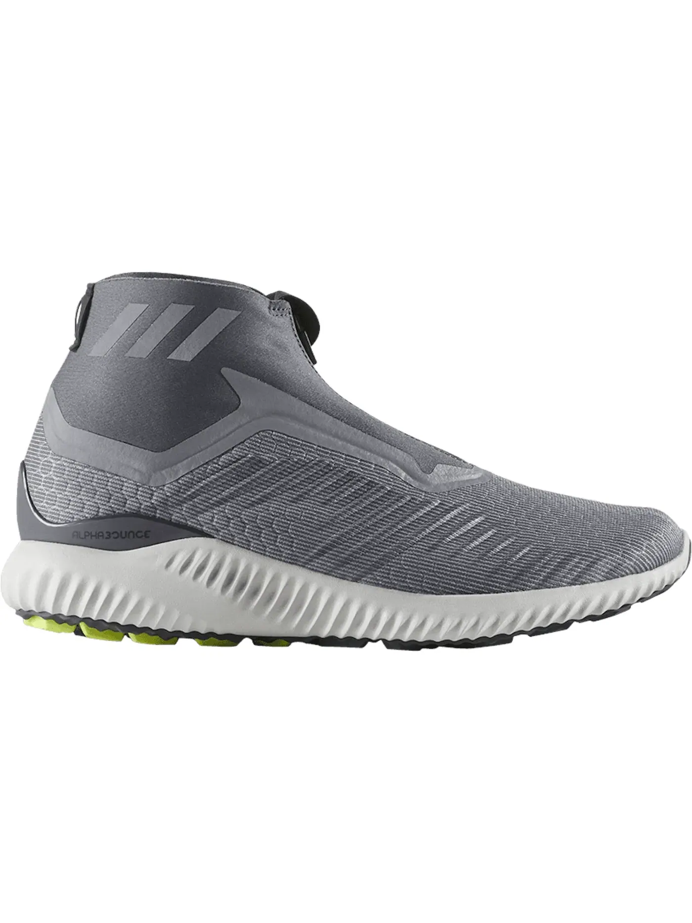 Мужские кроссовки для бега Alphabounce Mid Adidas — изображение 1 из 1, серый/серый/серый