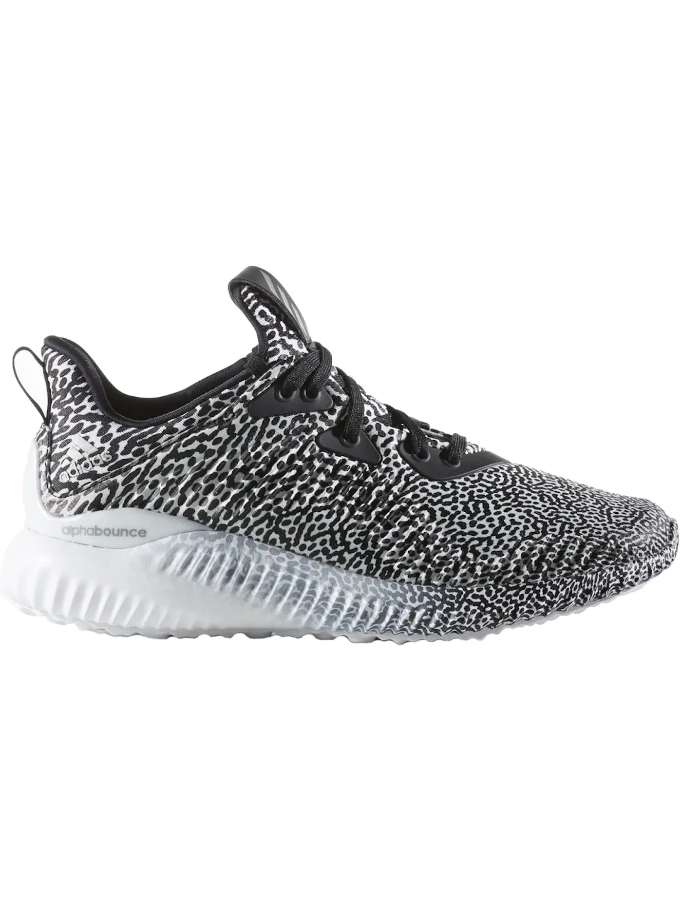 Детские кроссовки с технологией Motion Capture Adidas Alphabounce — изображение 1 из 1, черный//белый