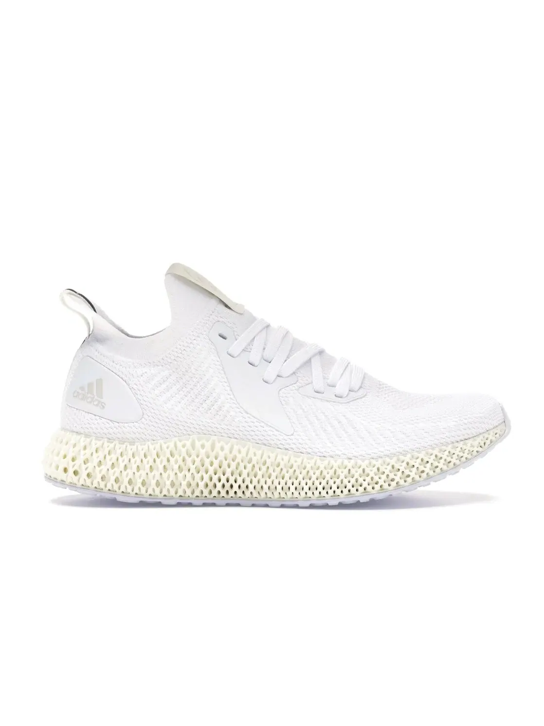 Мужские кроссовки для тренировок с технологичной подошвой Adidas Alphaedge 2 4D — изображение 1 из 4, белый/белый/белый