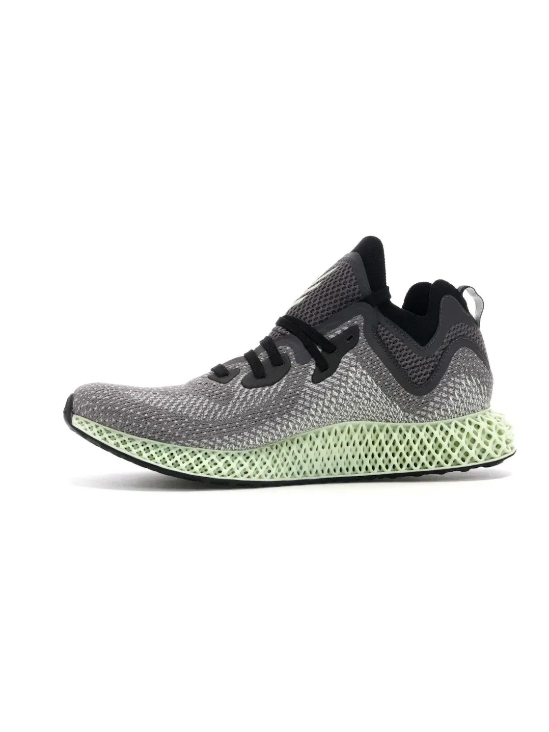 Мужские кроссовки с технологией 4D-печати Adidas AlphaEdge 4D — изображение 3 из 4, черный/серый/зеленый