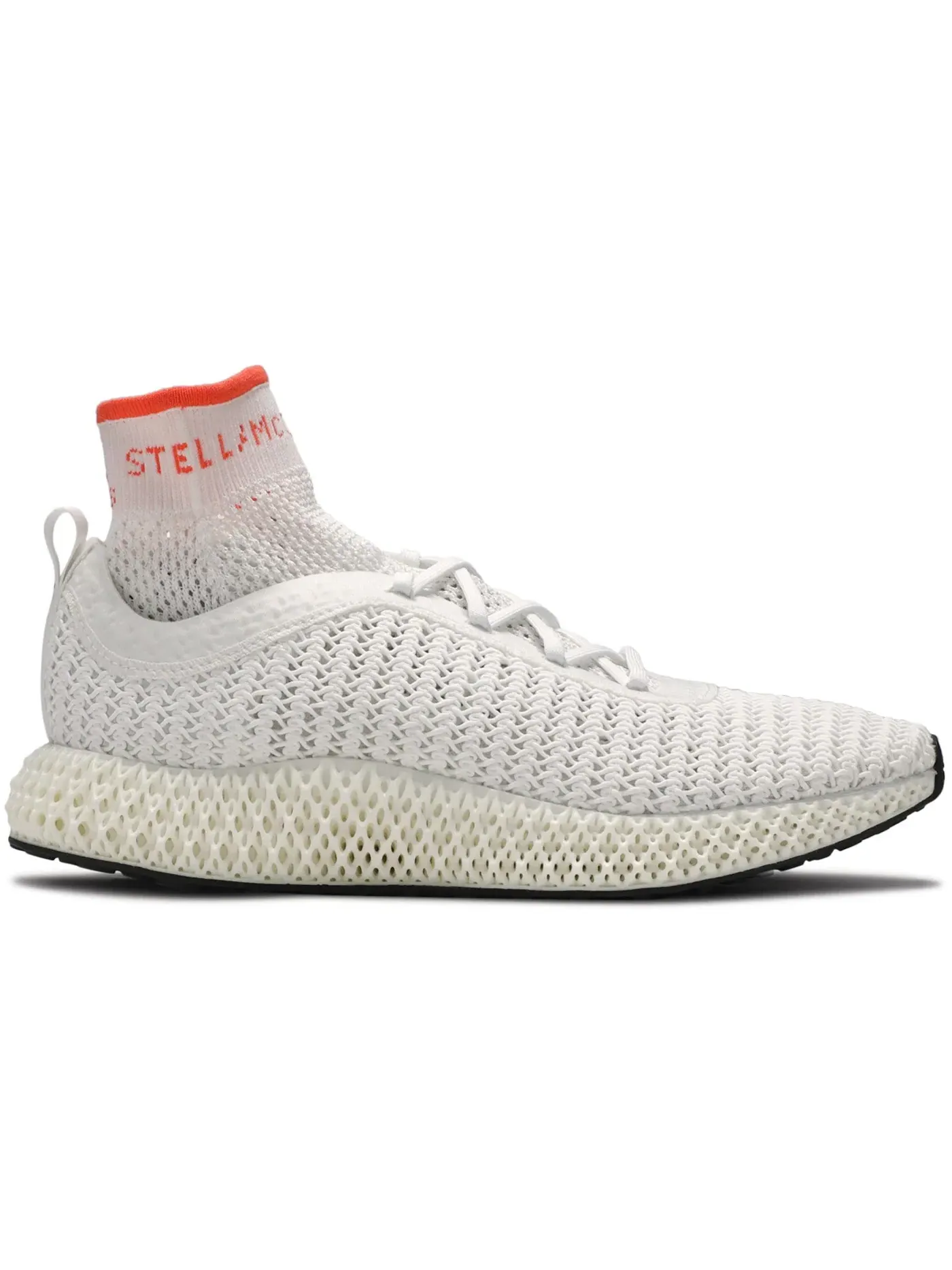 Женские кроссовки для бега Adidas Alphaedge 4D — изображение 1 из 1, белый/оранжевый/черный