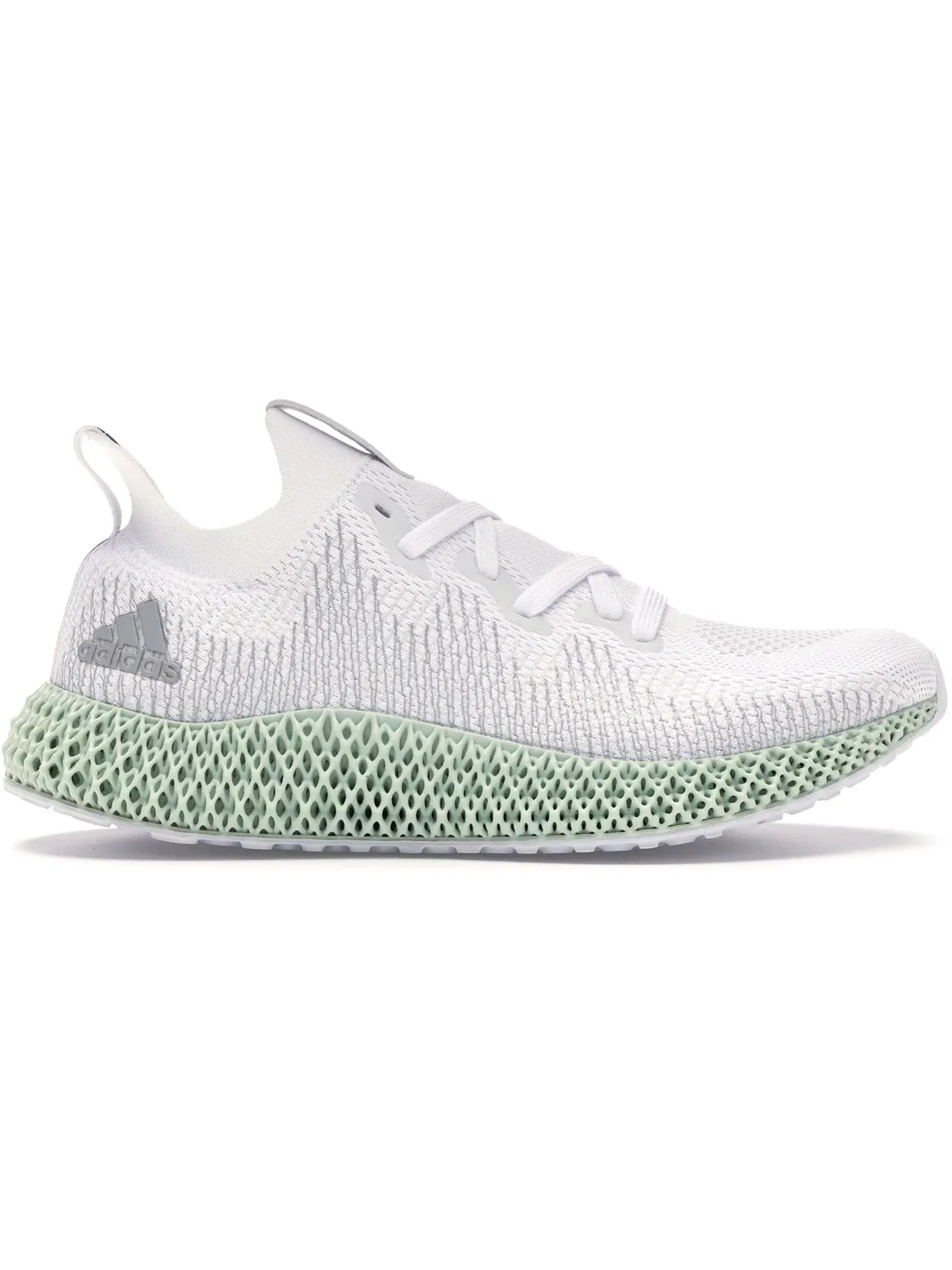 Женские кроссовки с инновационной подошвой Adidas Alphaedge 4D — изображение 1 из 1, белый/серый/черный